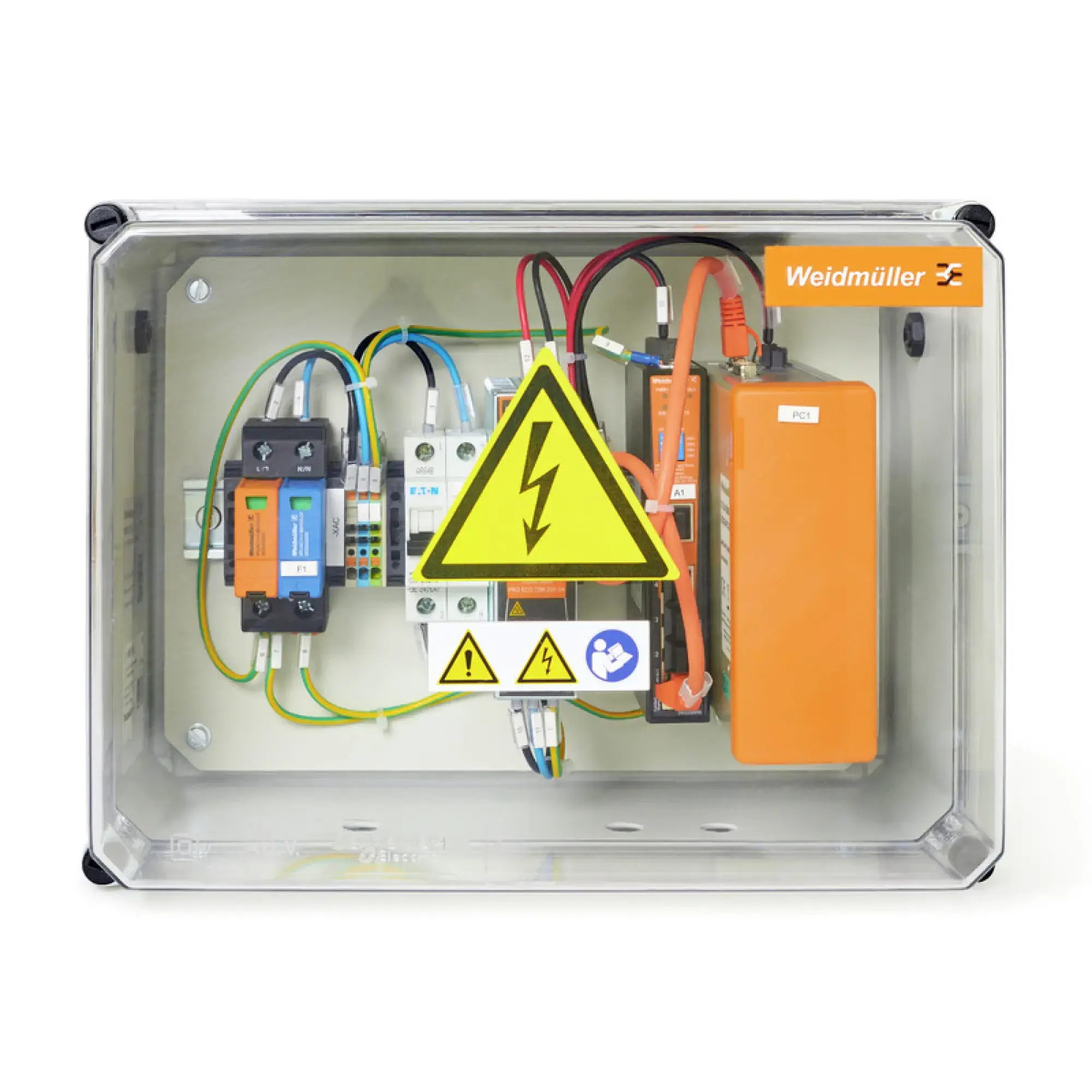 Weidmüller 8000111621 Combiner Box (Photovoltaik), 230 V AC, Surge protection I, Battery powered, Current monitoring, Monitoring components, Voltage monitoring, Limit value (img_001)