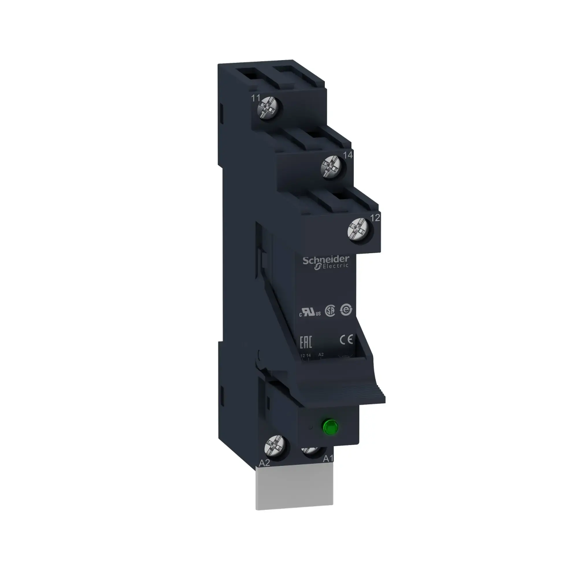 Schneider Electric RSB1A120BDPV Interface Relay 1W 12A 24VDC Socket Bracket Diode Shield Mounted (img_003)