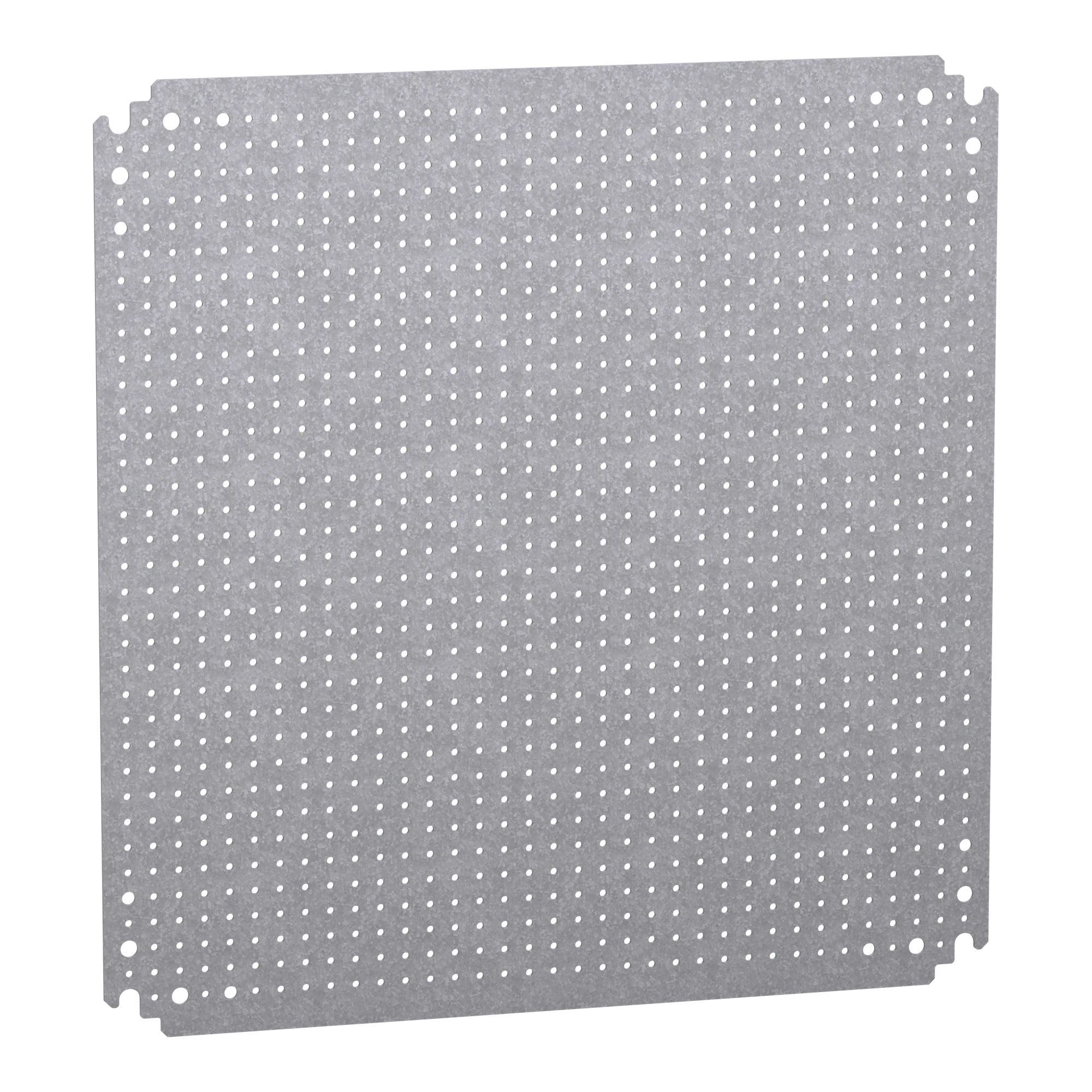 Schneider Electric NSYMF55 Microperforated Mounting Plate H500xW500mm. Opening Diam. 3.6mm at 12.5mm Distance (img_001)