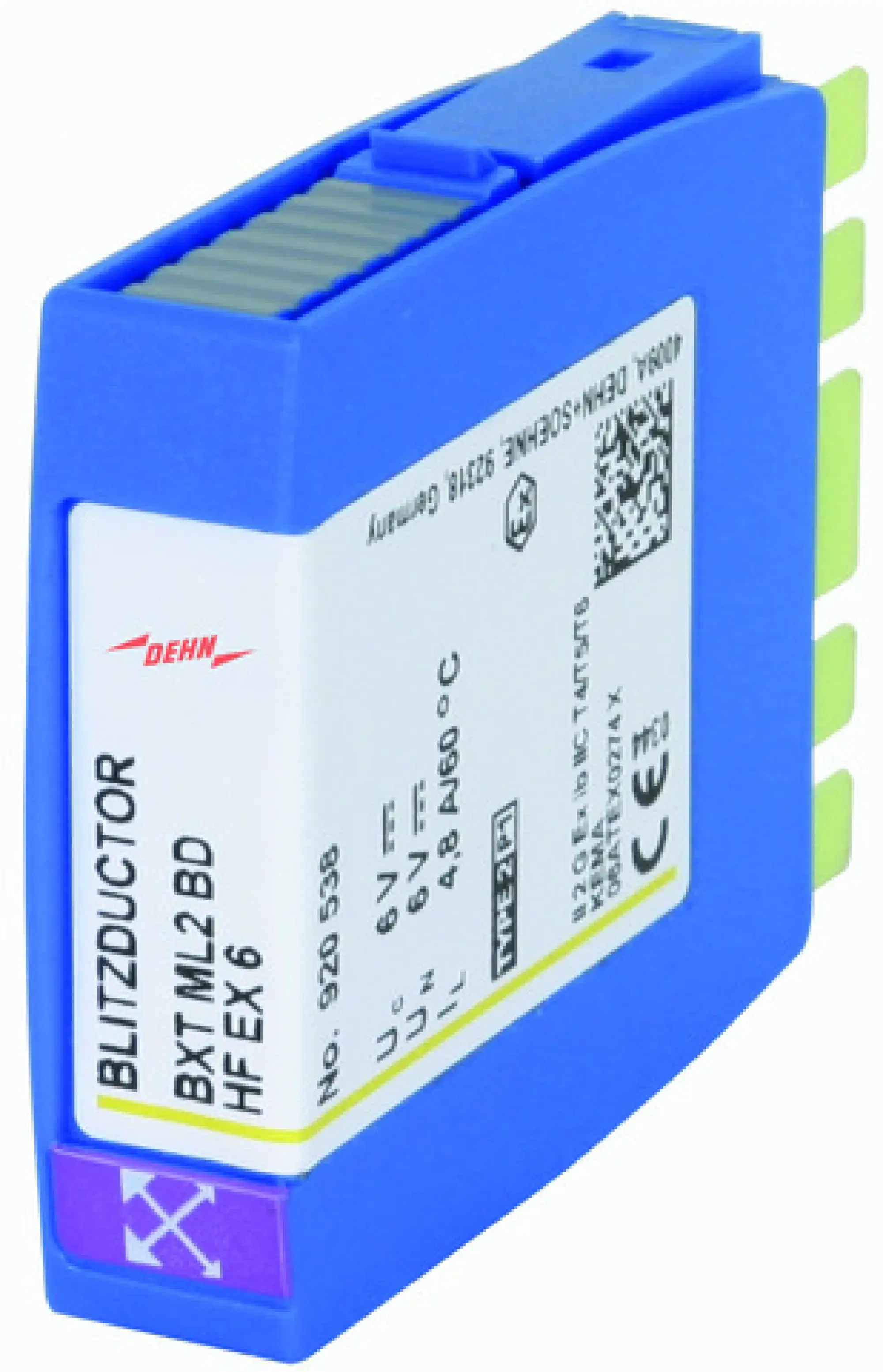 Dehn 920538 Surge arrester module for intrins. safe measuring circuits BLITZDUCTOR XT Ex (i) (img_001) Dehn 920538 Surge arrester module for intrins. safe measuring circuits BLITZDUCTOR XT Ex (i) (img_001)