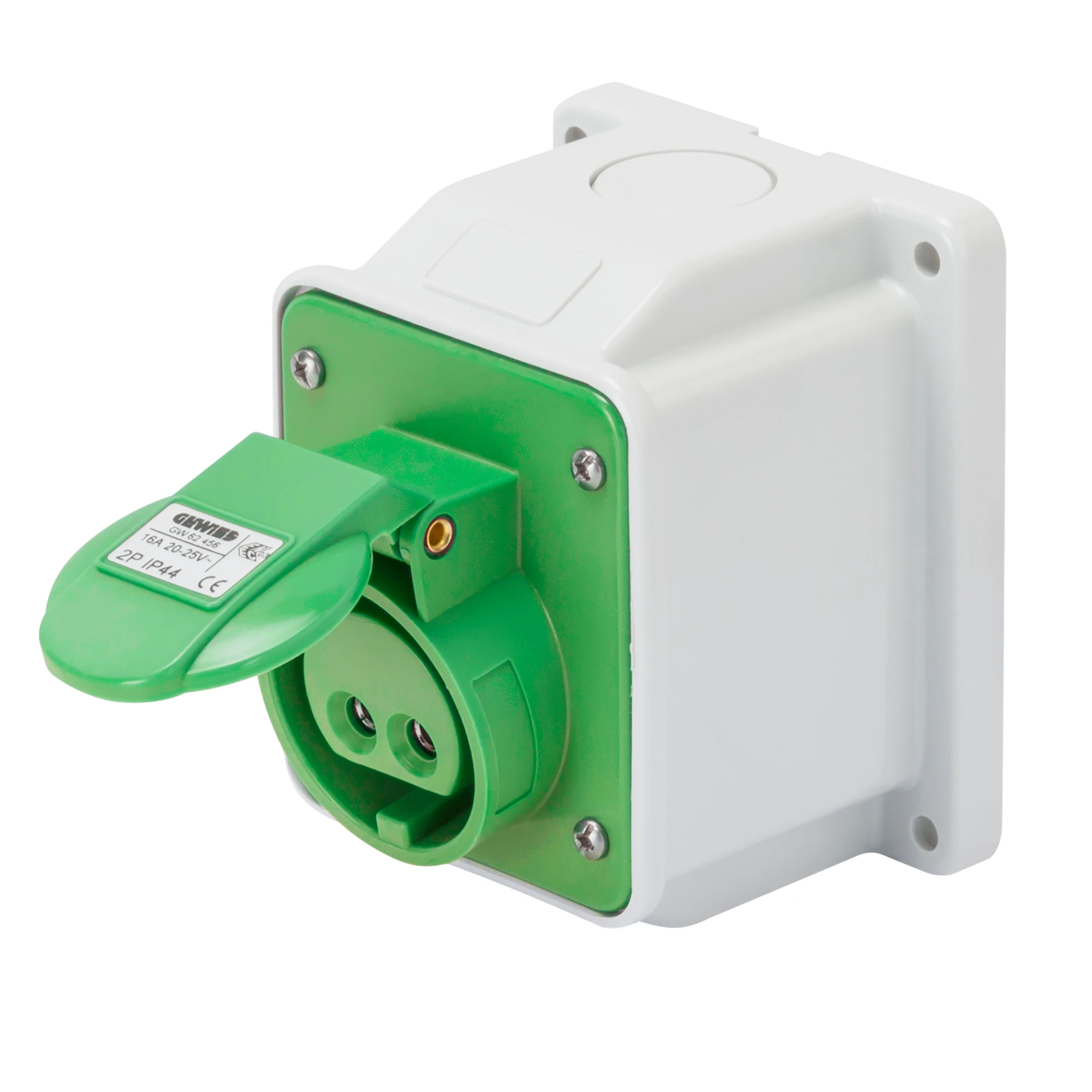 GEWISS GW62472 IEC Wandsteckdose 10° 24-42V 32A 11h 3P IP44 (img_001) GEWISS GW62472 IEC Wandsteckdose 10° 24-42V 32A 11h 3P IP44 (img_001)