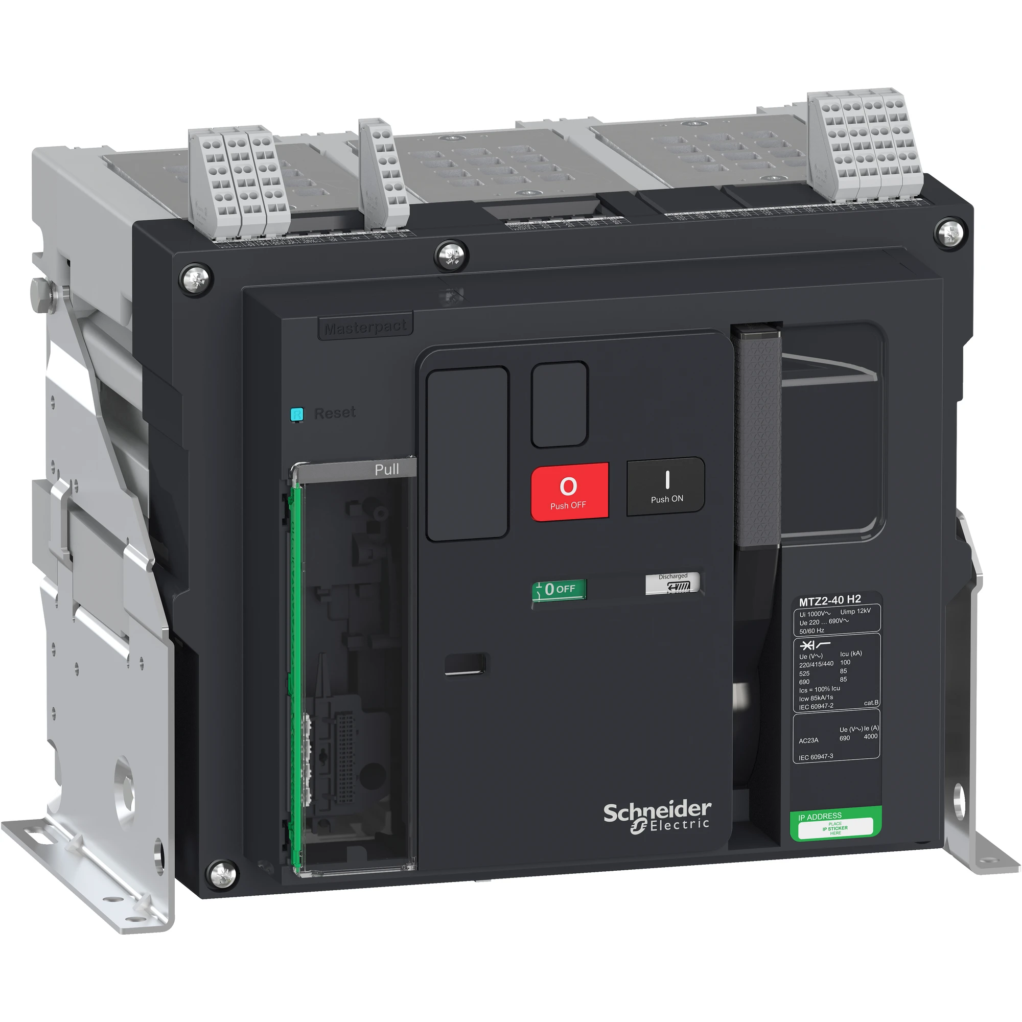 Schneider Electric LV848093 MasterPact MTZ2 4000A H2 Icu=100kA/440V 3P Basic Frame Fixed Mount (img_001) Schneider Electric LV848093 MasterPact MTZ2 4000A H2 Icu=100kA/440V 3P Basic Frame Fixed Mount (img_001)