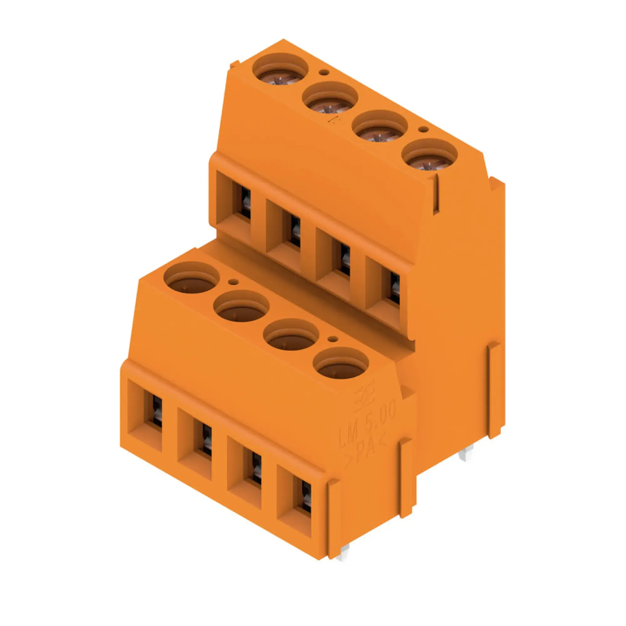 Weidmüller 1768870000 PCB terminal, 320 V, 17.5 A, Pitch in mm: 5.08, 2.5 mm², Number of poles: 8, Clamping yoke connection, THT solder connection, 90°, Box (img_001) Weidmüller 1768870000 PCB terminal, 320 V, 17.5 A, Pitch in mm: 5.08, 2.5 mm², Number of poles: 8, Clamping yoke connection, THT solder connection, 90°, Box (img_001)