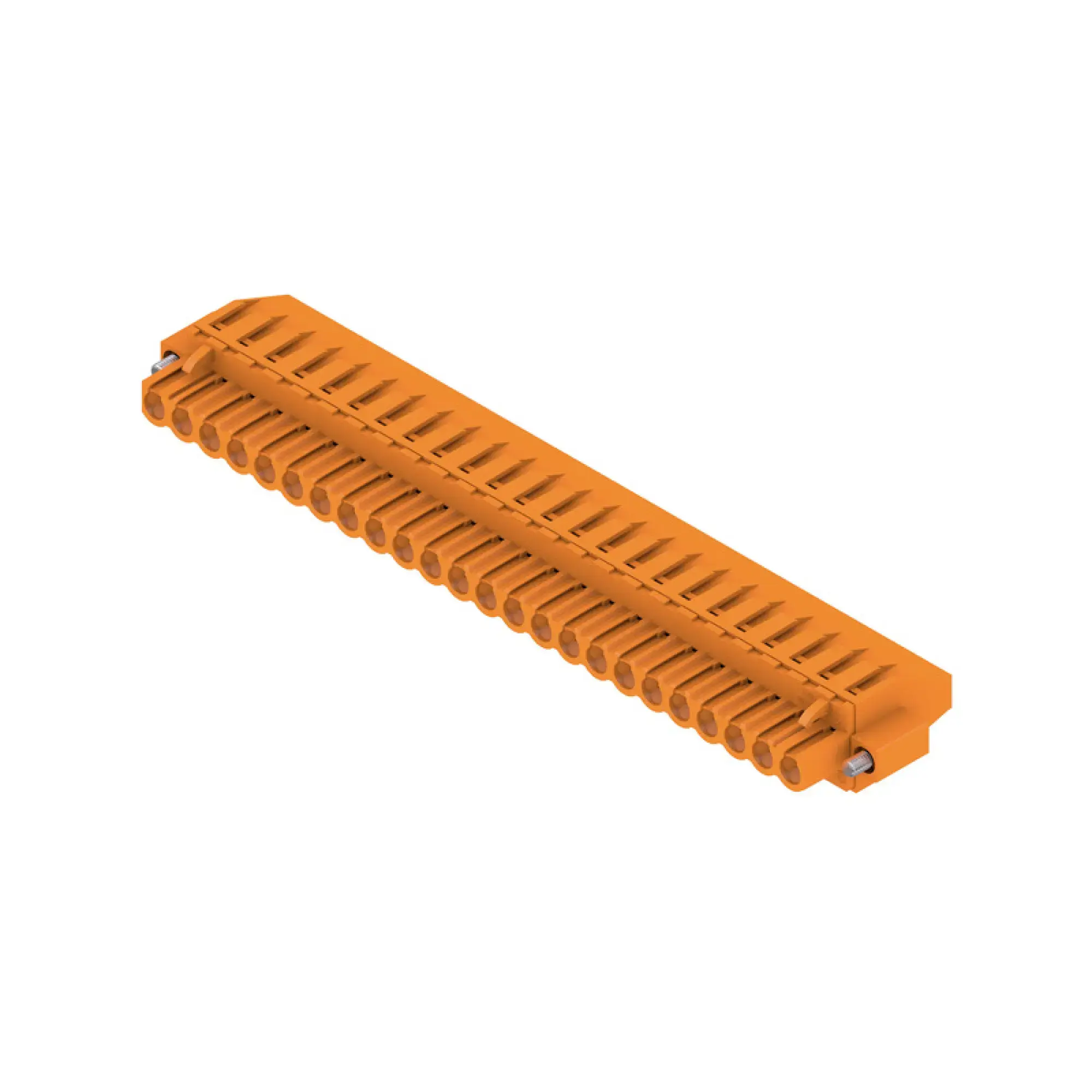 Weidmüller 1950540000 PCB connector (wire connection), 320 V, 23 A, Pitch in mm: 5.08, 4 mm², Number of poles: 24, Clamping yoke connection, Box (img_001)