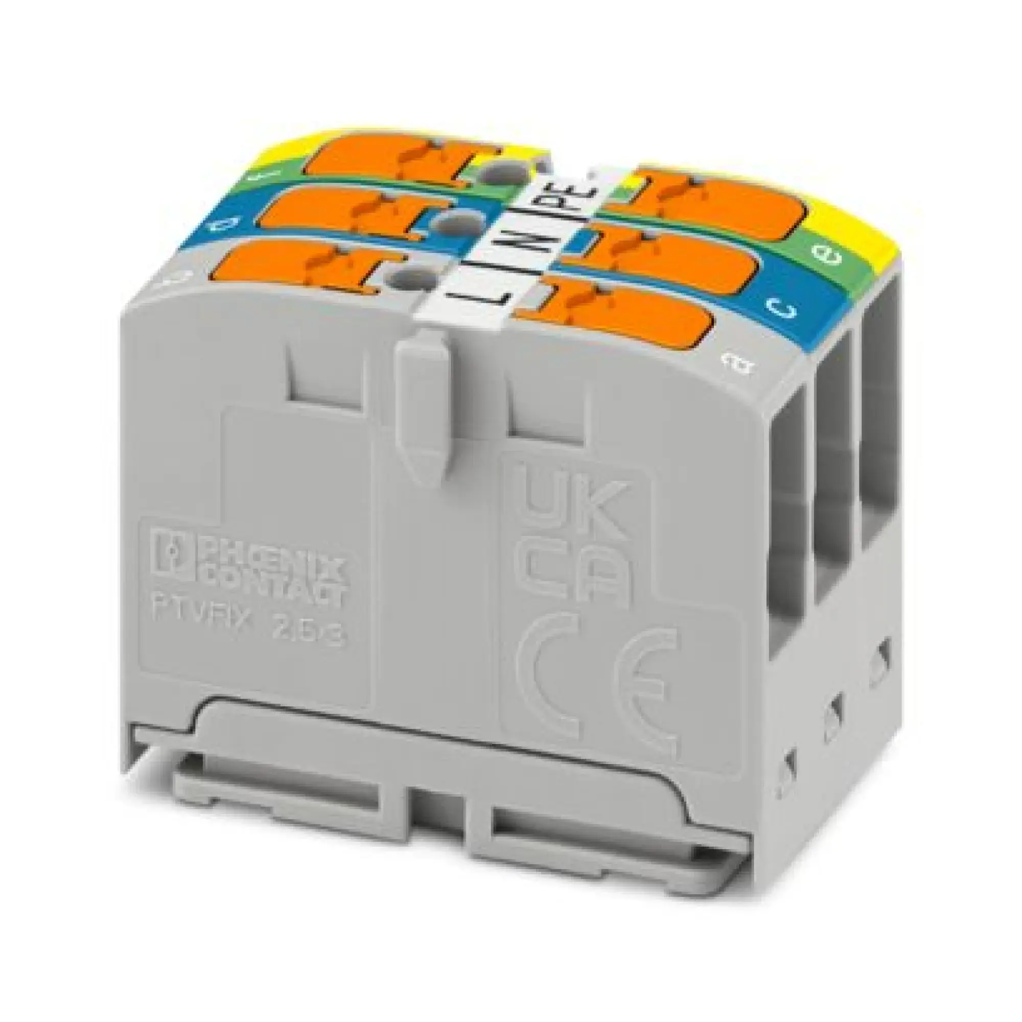 Phoenix Contact 1300612 Device terminal block PTVFIX 2,5-L/N/GNYE (img_001)