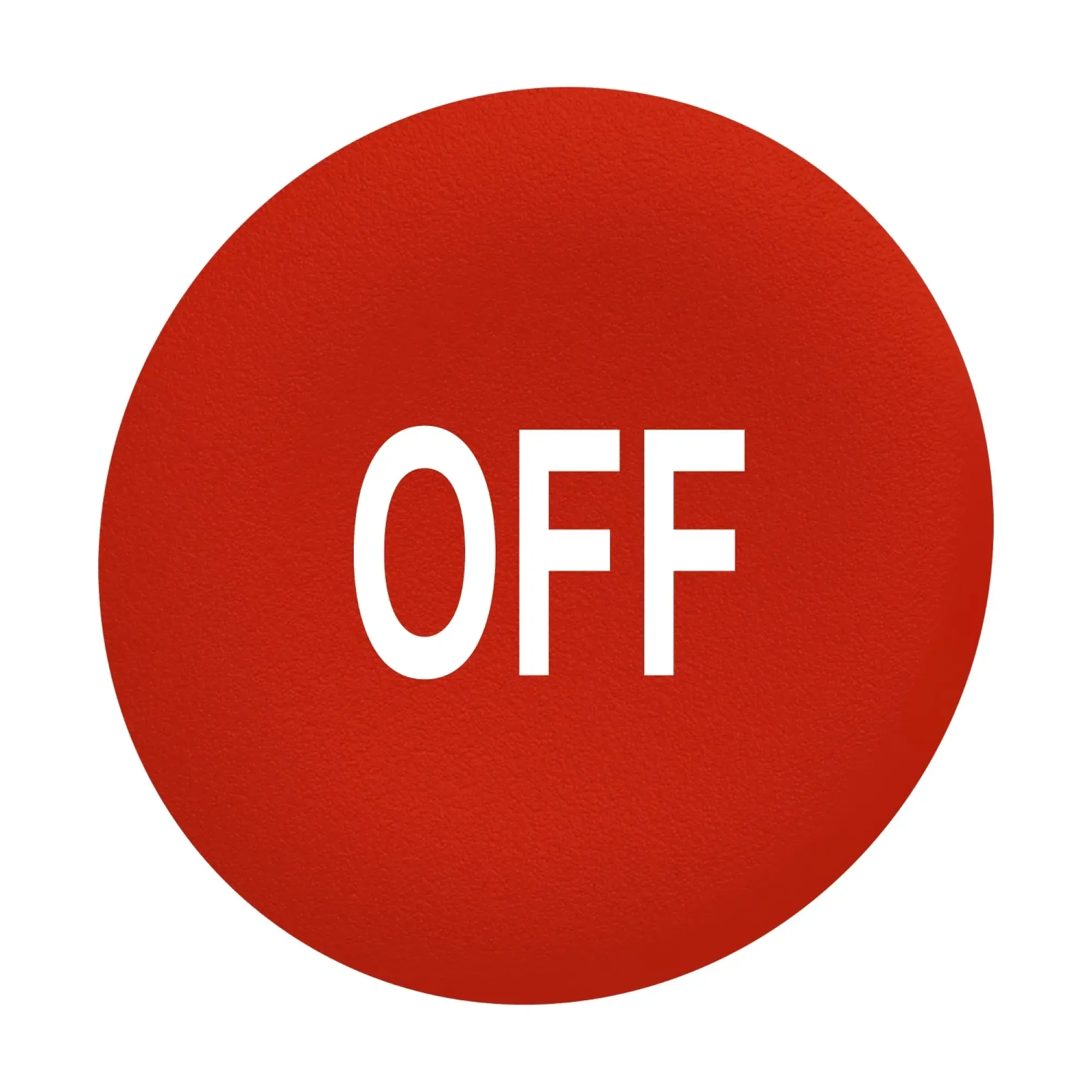 Schneider Electric ZBAF435 Button label, red, OFF in white, for Flush 30mm (img_002) Schneider Electric ZBAF435 Button label, red, OFF in white, for Flush 30mm (img_002)