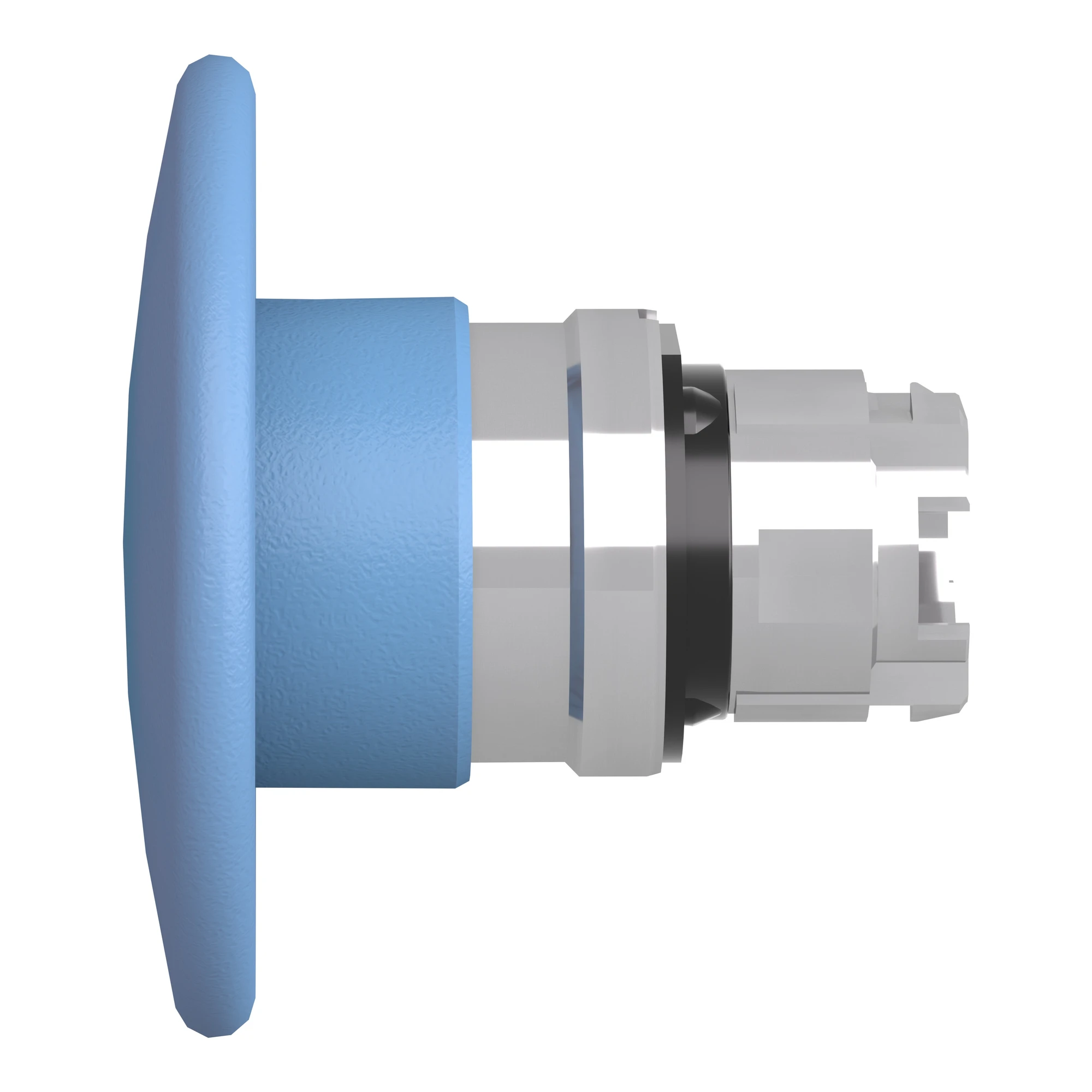 Schneider Electric ZB4BR6 Mushroom Push Button, Front Element, Harmony XB4, Metal, 22mm, Blue, Mushroom 60mm, Unlabeled, Momentary (img_005) Schneider Electric ZB4BR6 Mushroom Push Button, Front Element, Harmony XB4, Metal, 22mm, Blue, Mushroom 60mm, Unlabeled, Momentary (img_005)