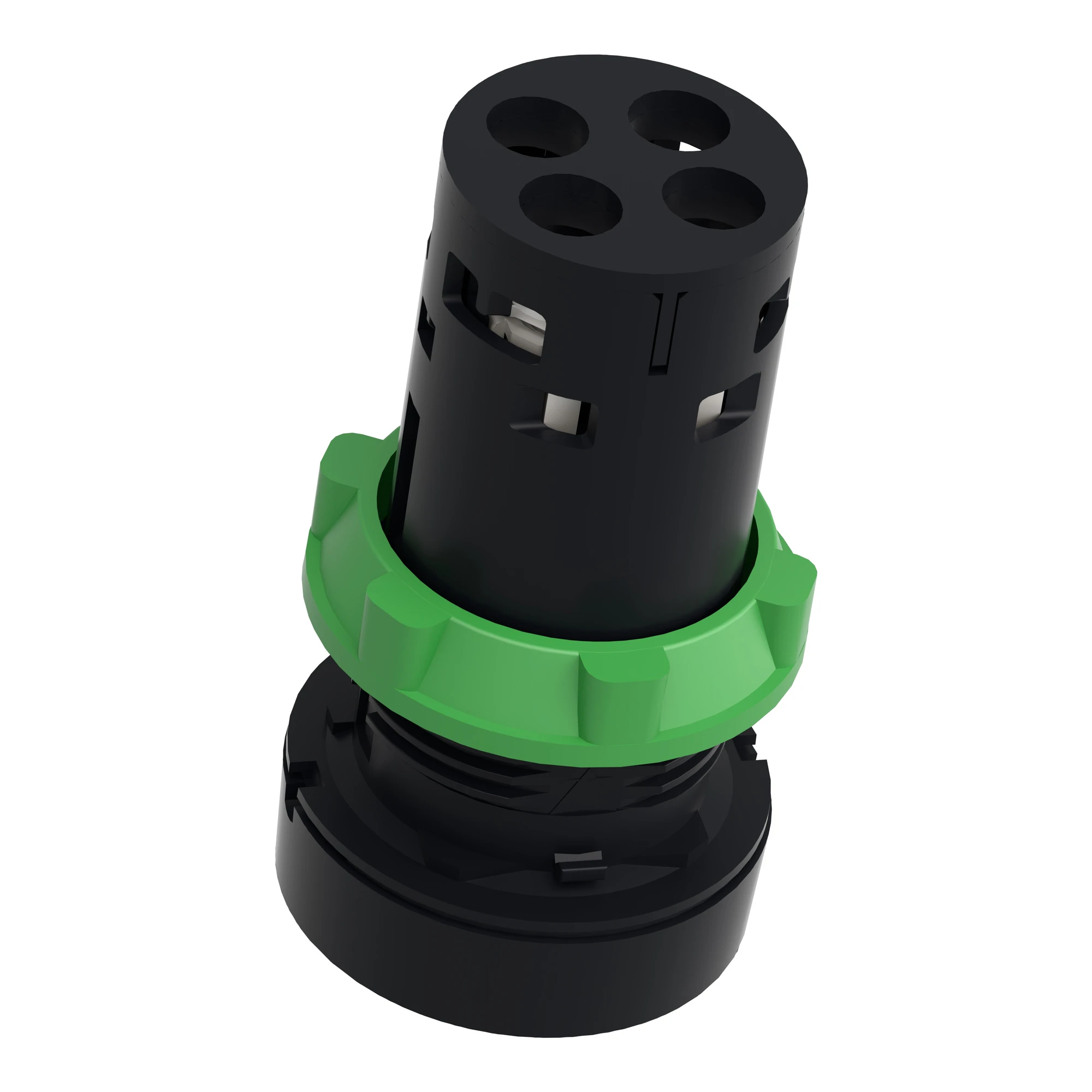 Schneider Electric XB7NA42 Pushbutton, Harmony XB7, Monoblock, Plastic, Ø22mm, red, 1NO, screw terminal (img_005)