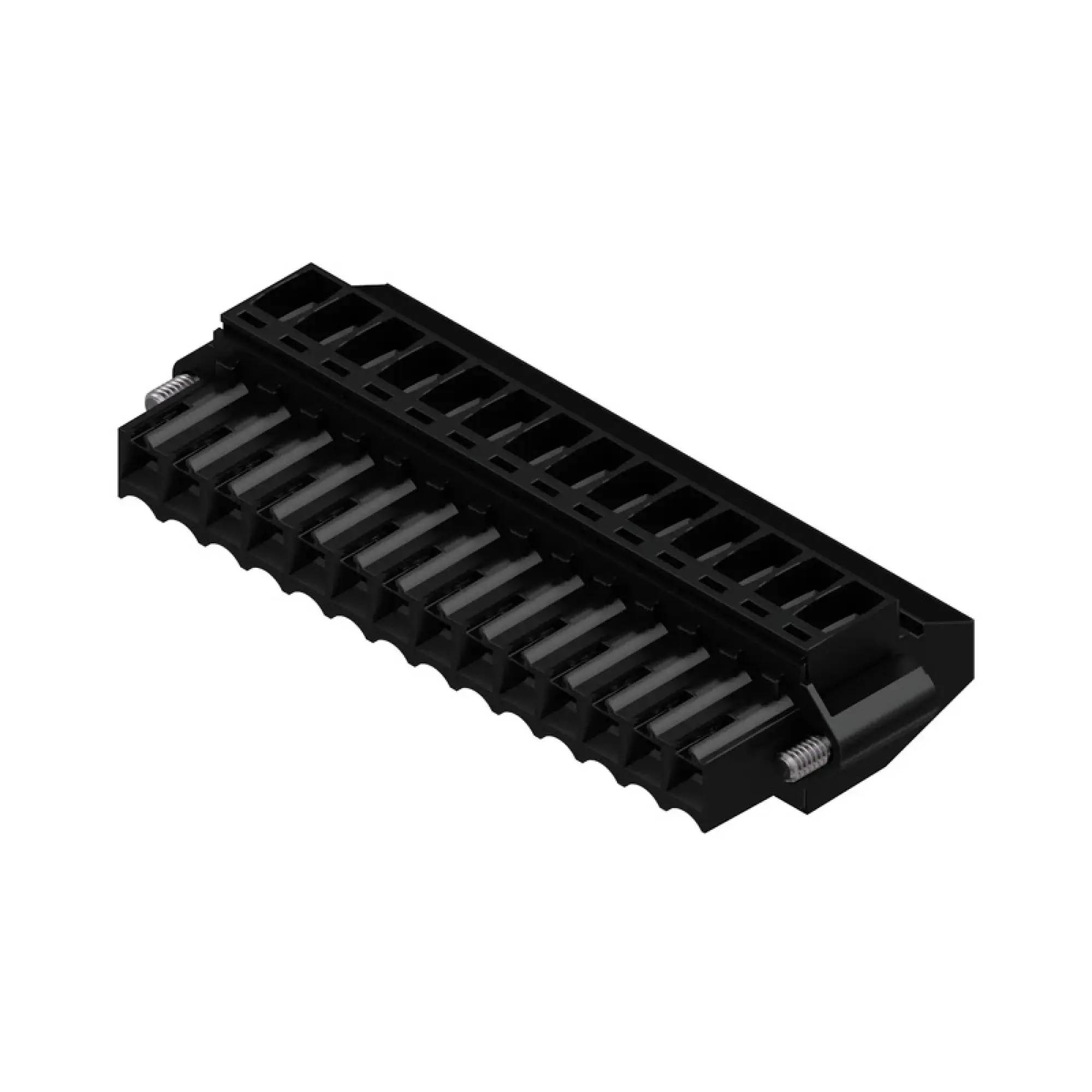 Weidmüller 1639360000 PCB connector (wire connection), 160 V, 12 A, Pitch in mm: 3.50, 1.5 mm², Number of poles: 14, Clamping yoke connection, Box (img_001)
