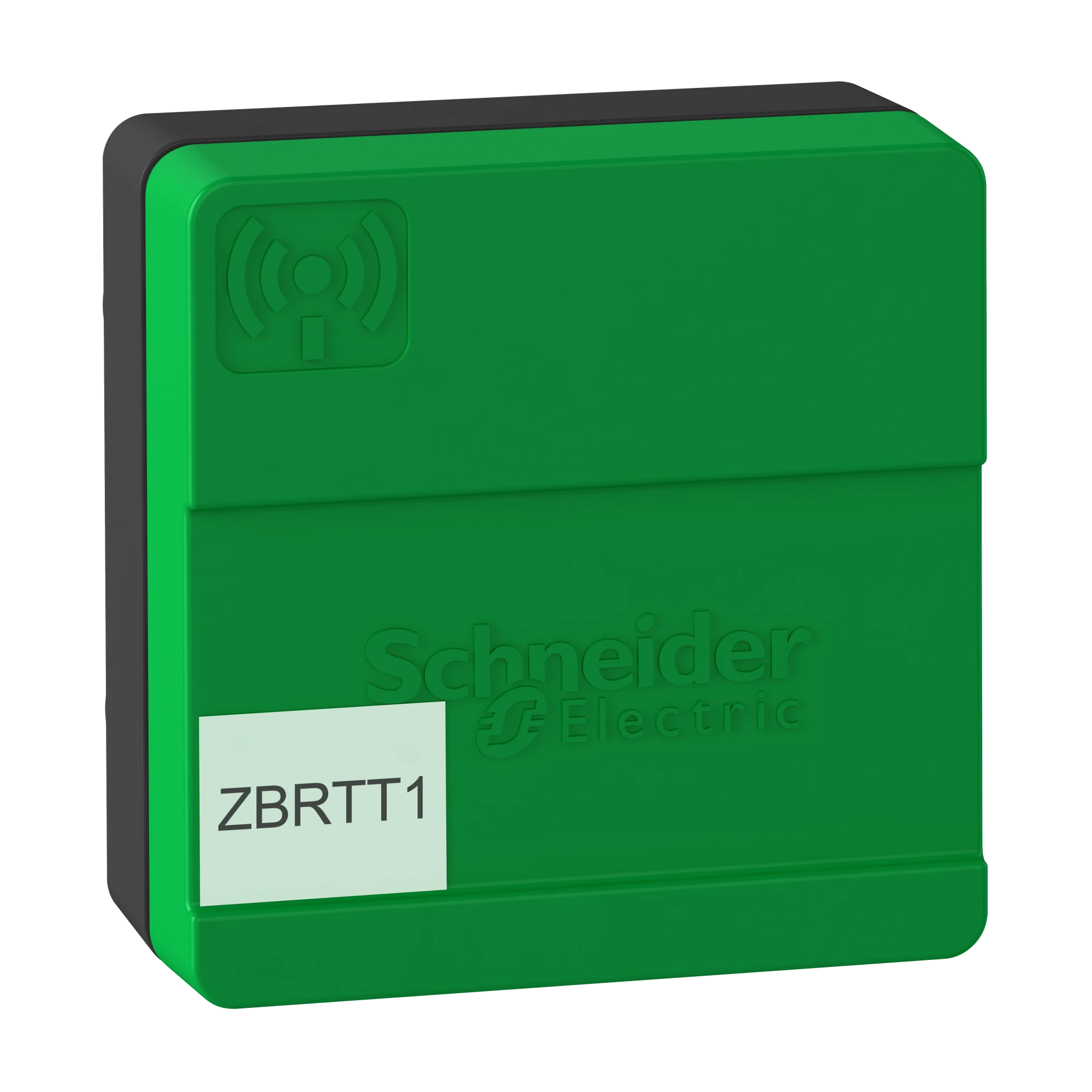 Schneider Electric ZBRTT1 Wireless Temperature and Humidity Sensor, Harmony Hub, Wireless, Magnet, 2.4 GHz, Black, Green (img_001)