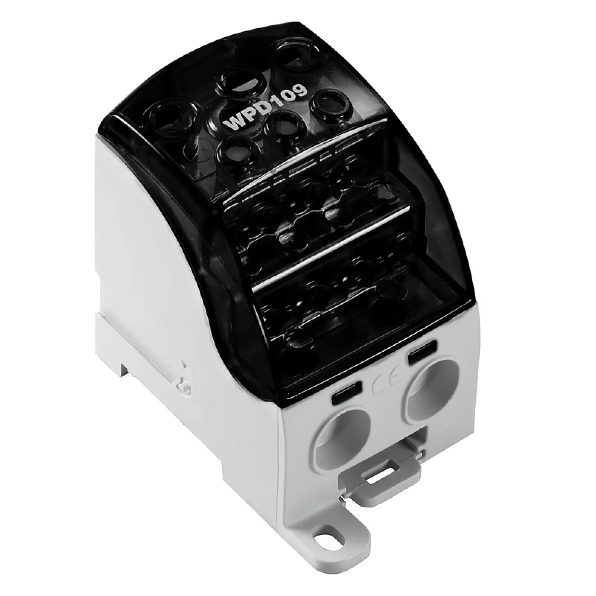 Weidmüller 2725370000 Potential distributor terminal, Screw connection, black, 185 mm², 490 A, 1000 V, Number of connections: 10, Number of levels: 1, Mounting plate, TS 35 (img_001) Weidmüller 2725370000 Potential distributor terminal, Screw connection, black, 185 mm², 490 A, 1000 V, Number of connections: 10, Number of levels: 1, Mounting plate, TS 35 (img_001)