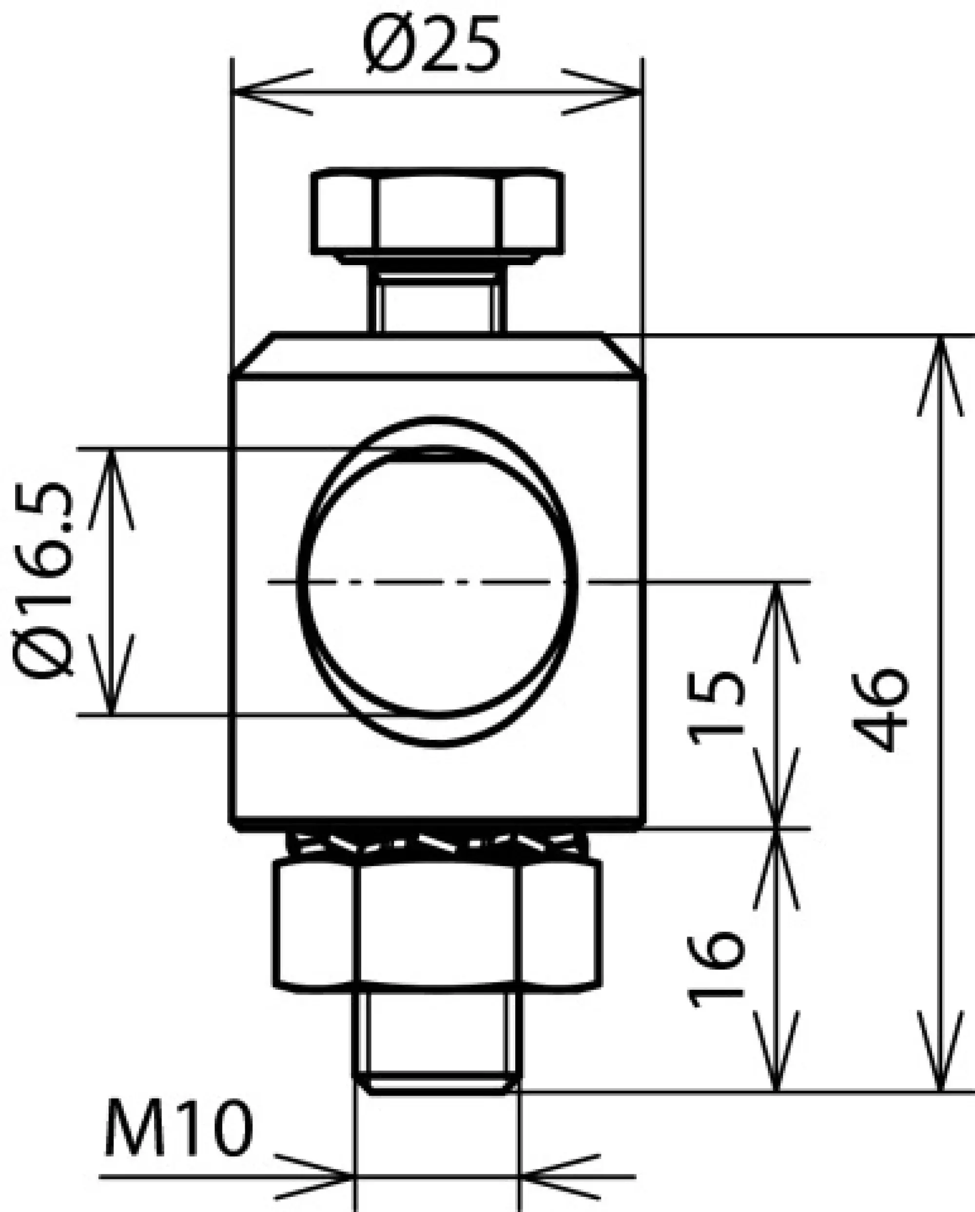 Dehn 106301 Clamping bolt D 16mm Al with screw, nut and lock washer f. DEHNiso (img_002) Dehn 106301 Clamping bolt D 16mm Al with screw, nut and lock washer f. DEHNiso (img_002)