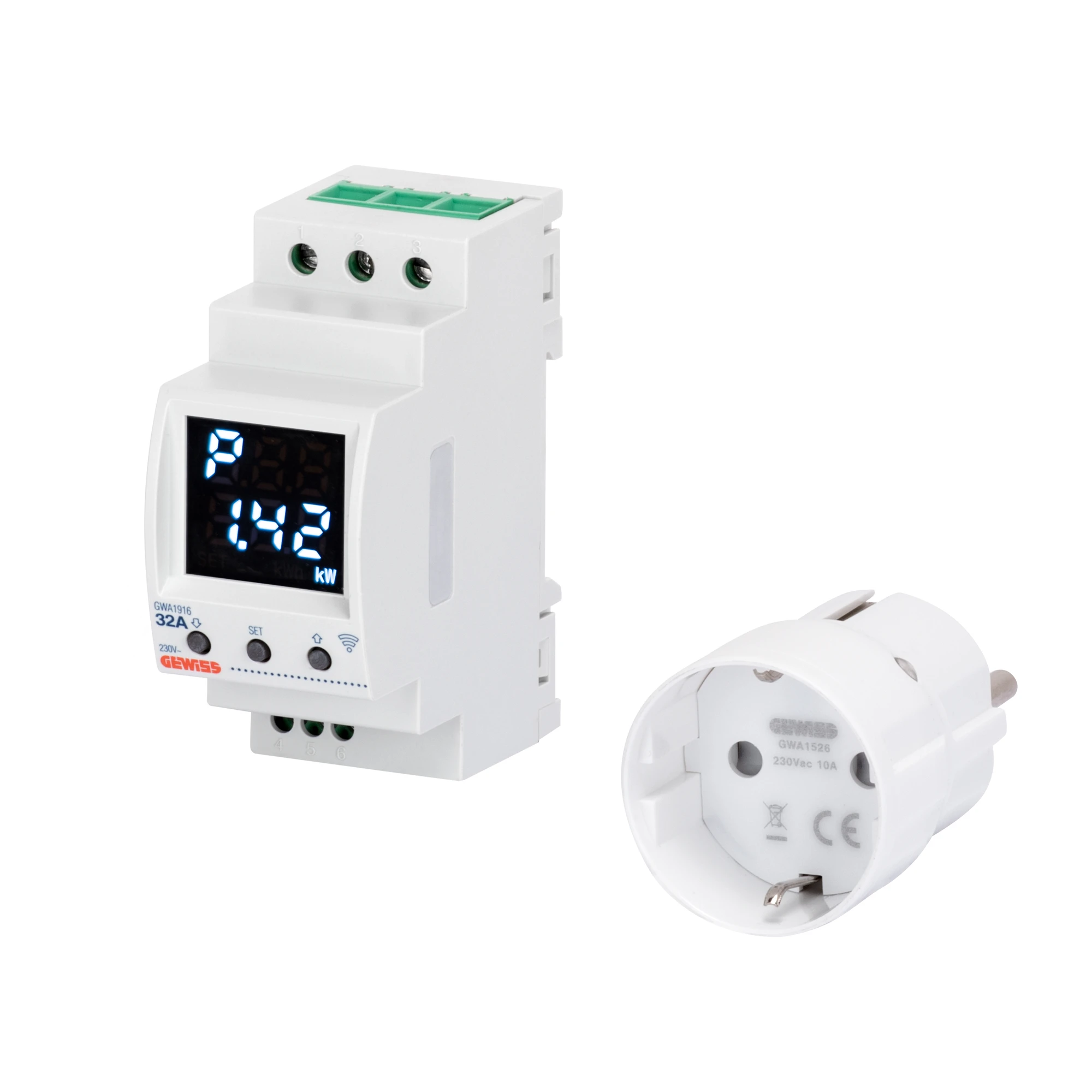 GEWISS GWA1911 ZigBee P-Comfort + 1 Zwischensteckdose (img_001)