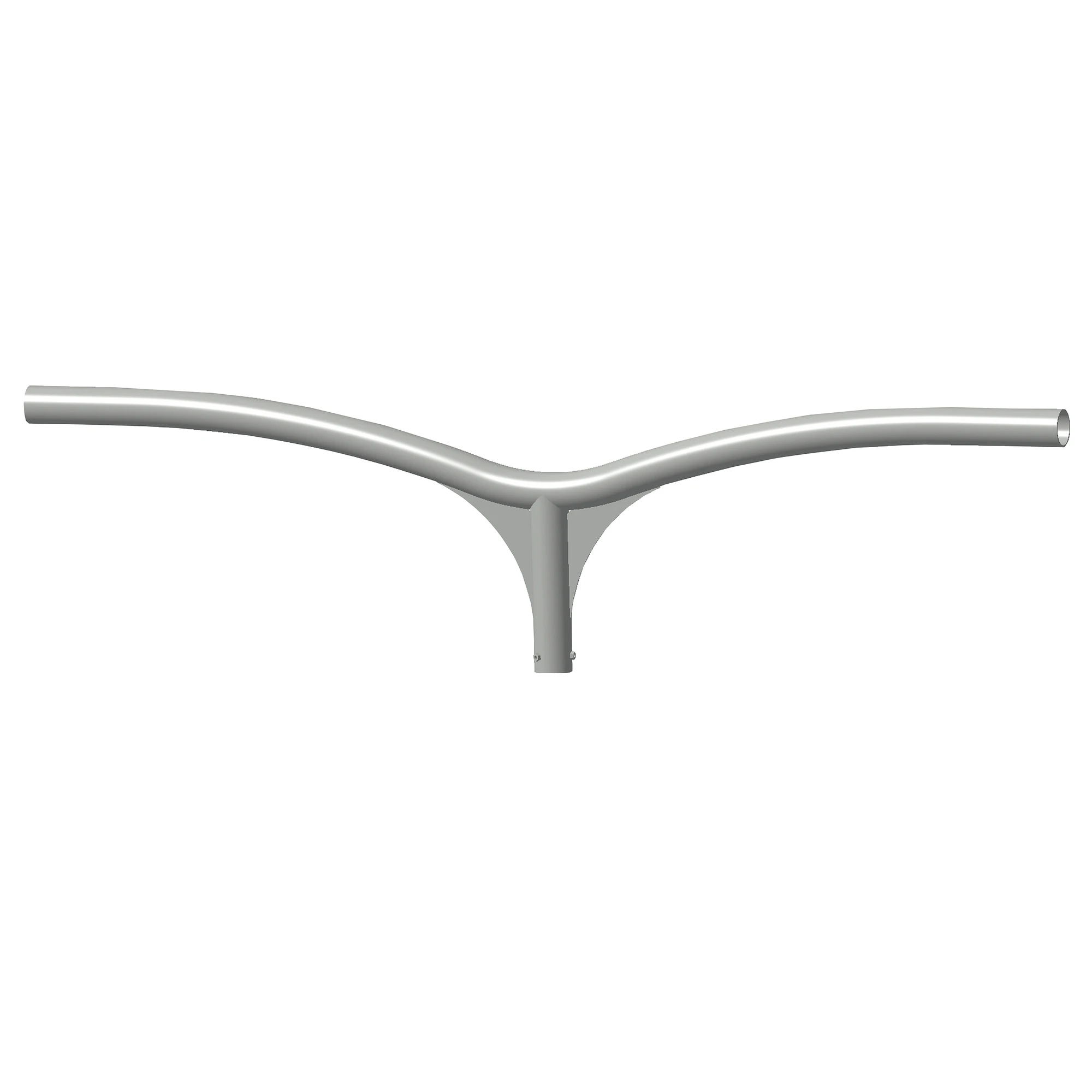 GEWISS GW87582 STREET [O3] - DOUBLE POLE HEAD BRACKET 1+1 M - GRAPHITE GREY (img_001)