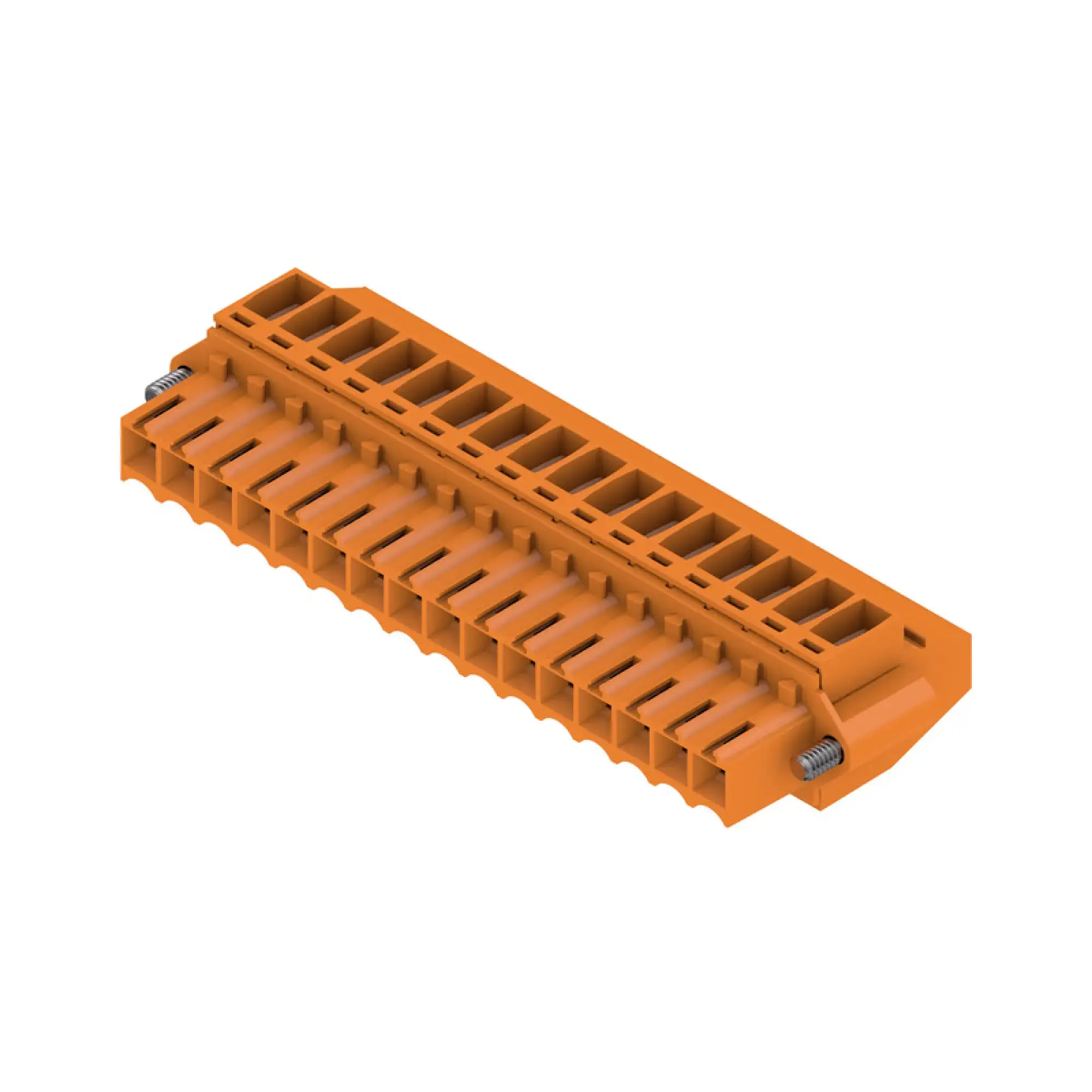 Weidmüller 1639150000 PCB connector (wire connection), 160 V, 12 A, Pitch in mm: 3.50, 1.5 mm², Number of poles: 16, Clamping yoke connection, Box (img_001)