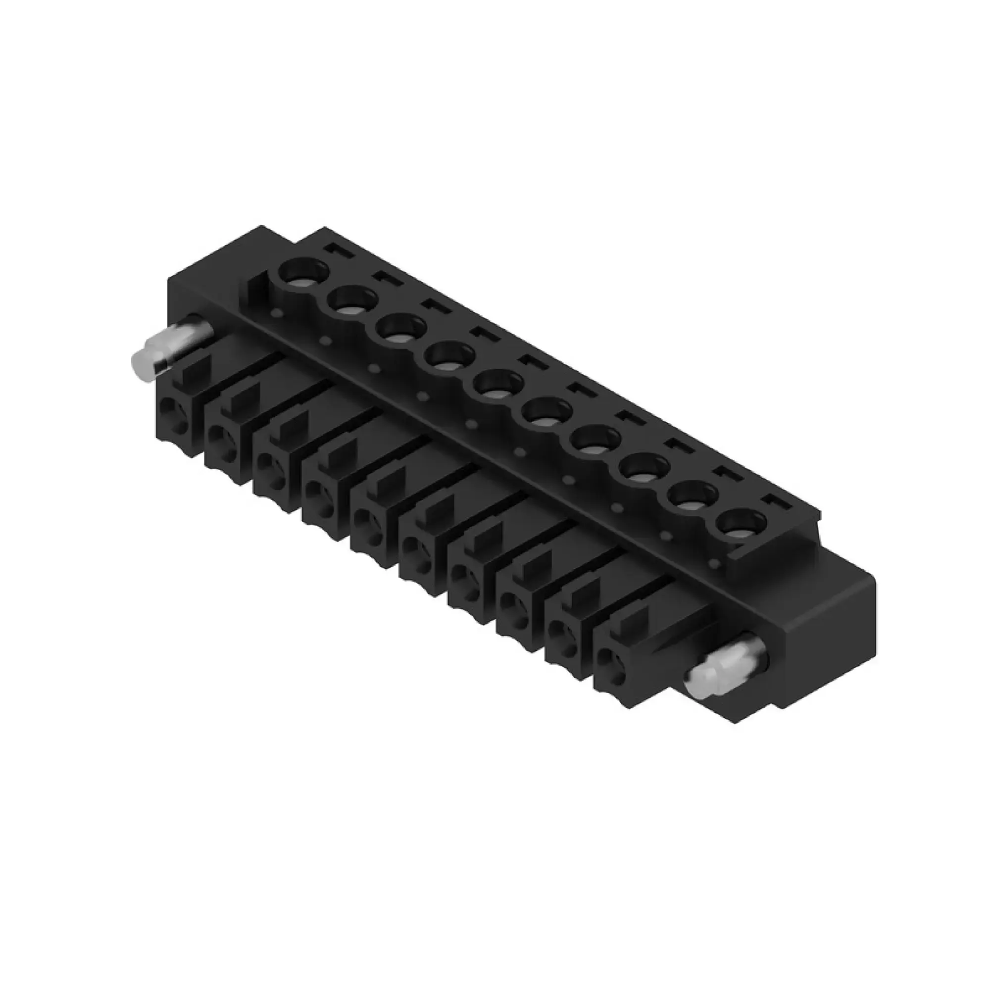 Weidmüller 1793010000 PCB connector (wire connection), 160 V, 17.5 A, Pitch in mm: 3.81, 1.5 mm², Number of poles: 10, Clamping yoke connection, Box (img_001)