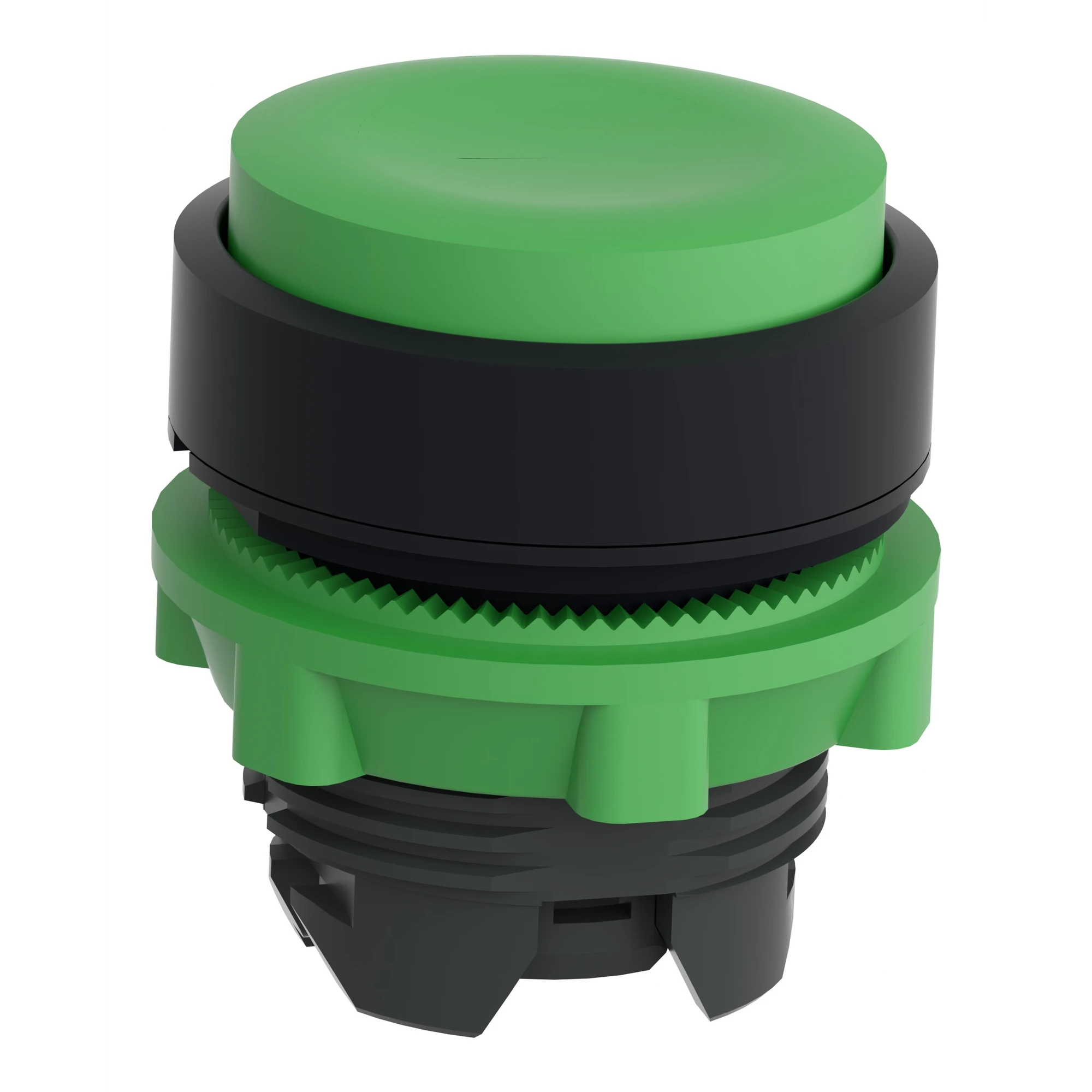 Schneider Electric ZB5AL3 Pushbutton, front element, Harmony XB5, plastic, 22mm, green, protruding, unlabelled, momentary (img_005)