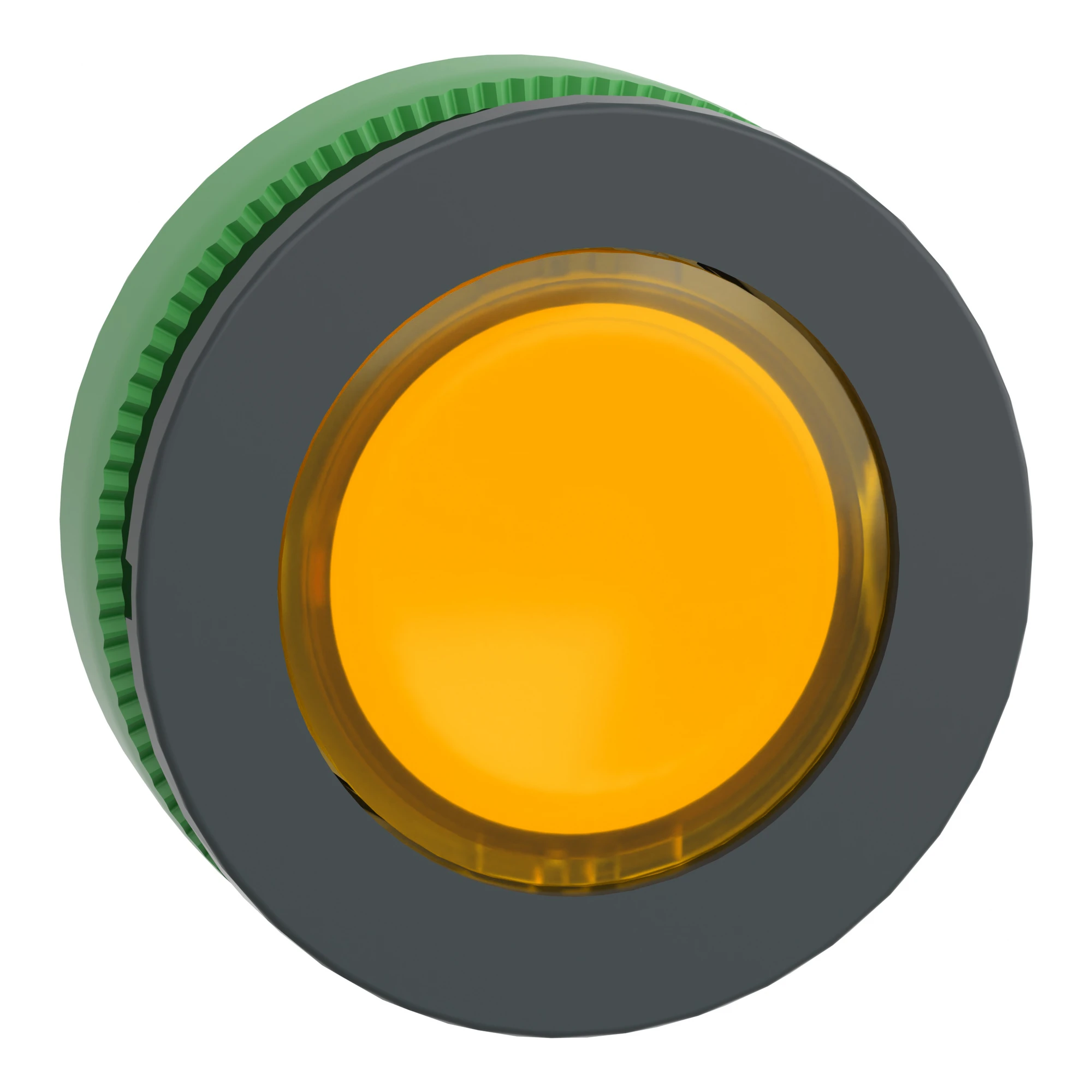 Schneider Electric ZB5FA58 Illuminated Push Button, Front Element, Harmony XB5F, Plastic, 30mm, Orange, for Universal LED, for Insert Label (img_001)