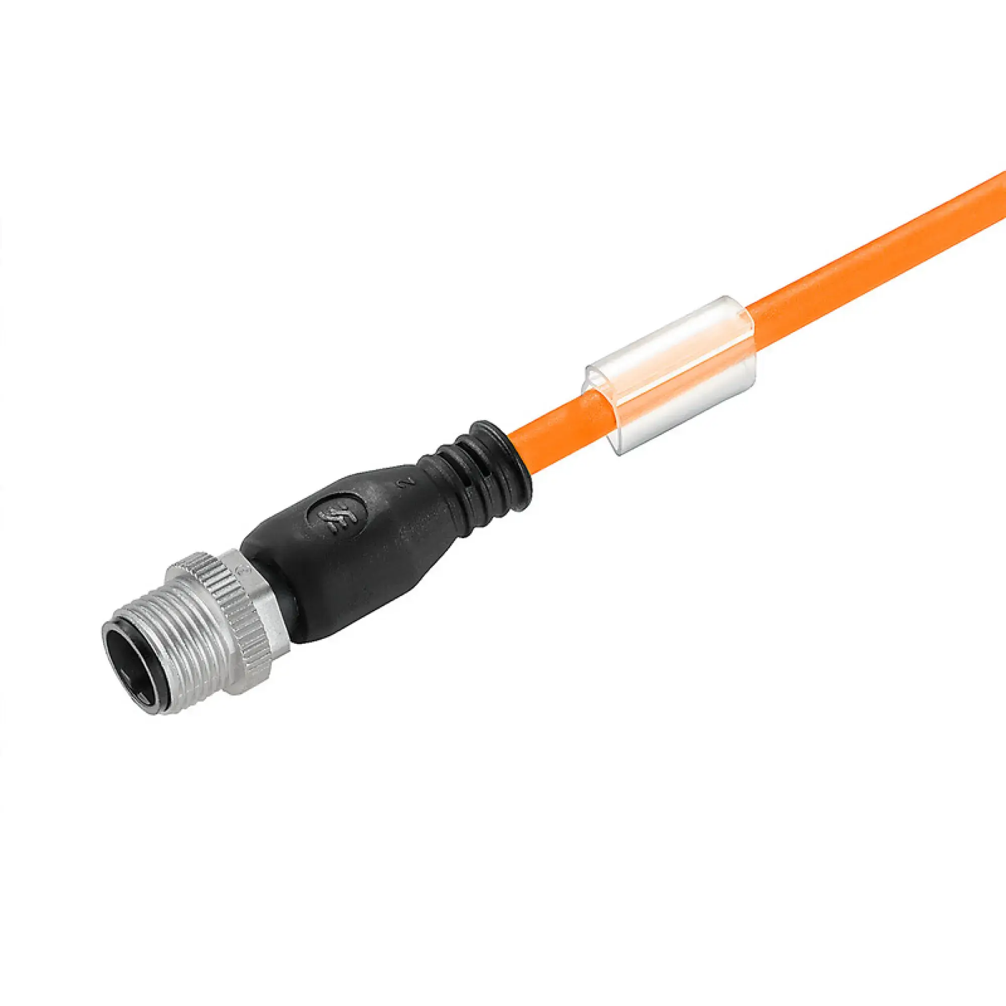 Weidmüller 2812550100 Sensor-actuator Cable, M12, Number of poles: 4, pin, straight, LED: No, Cable length: 1 m SAIL-M12G-4-1.0TOV (img_001)