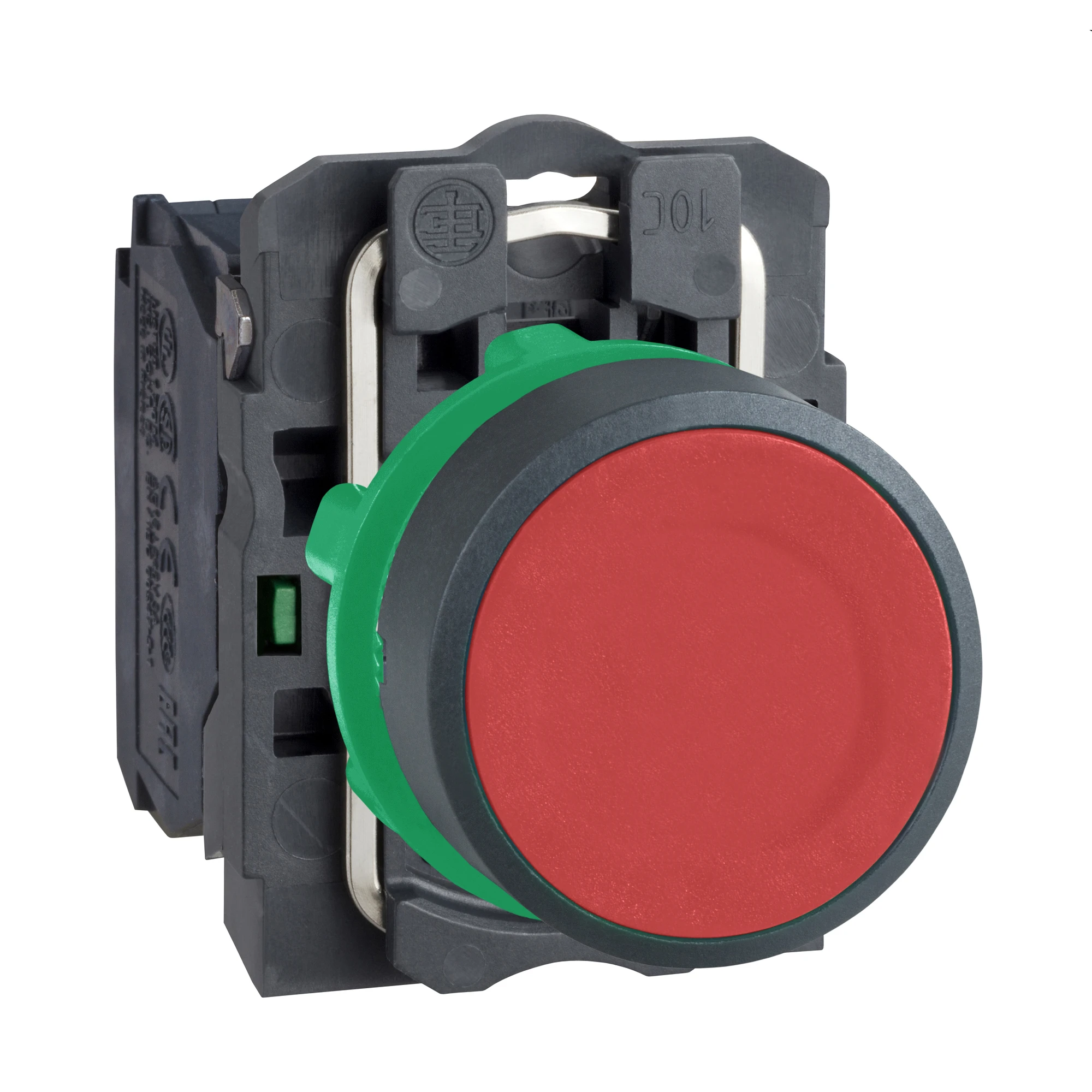 Schneider Electric XB5AACUST03 Pushbutton, Harmony XB5, plastic, 22mm, complete unit, customizable via configurator (img_001)