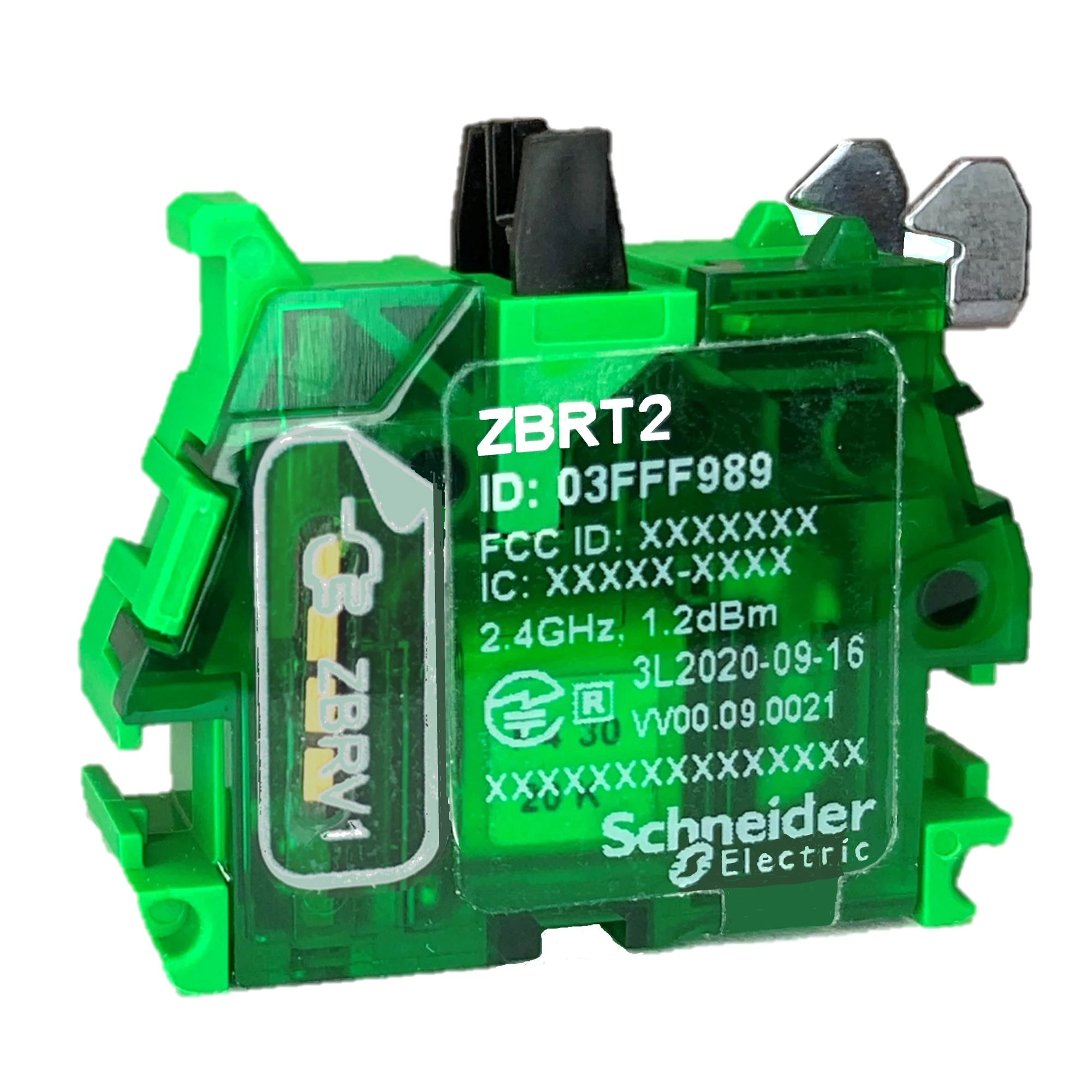 Schneider Electric ZBRT2 Wireless auxiliary switch, transmitter, battery-free, wireless, 1 signal when actuated, 1 signal when released (img_001) Schneider Electric ZBRT2 Wireless auxiliary switch, transmitter, battery-free, wireless, 1 signal when actuated, 1 signal when released (img_001)