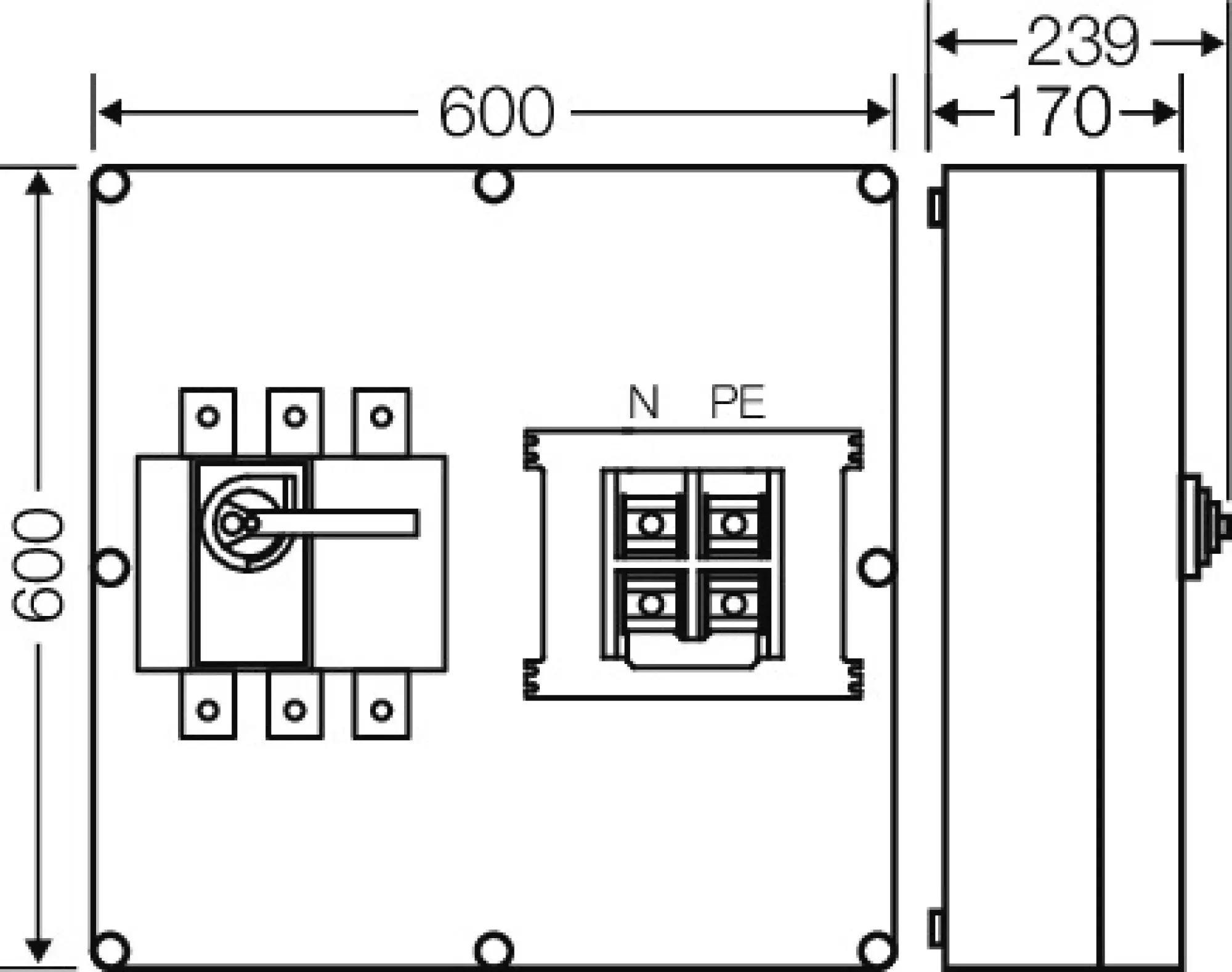 Hensel 2000799 Mi-Lasttrennschaltergehäuse 630A 3polig + PE + N Mi 7865 (img_002) Hensel 2000799 Mi-Lasttrennschaltergehäuse 630A 3polig + PE + N Mi 7865 (img_002)