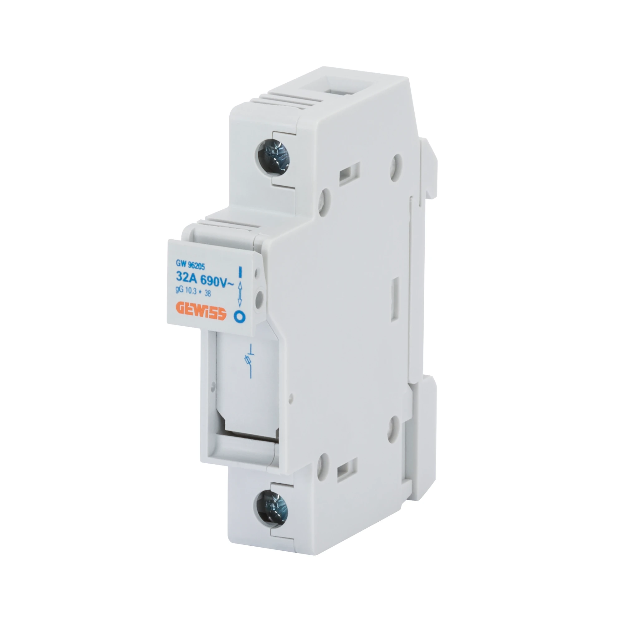 GEWISS GW96206 Sicherungslasttrennschalter 400V AC 20A 1P Zylindersicherung 8.5x31.5 1TE (img_001) GEWISS GW96206 Sicherungslasttrennschalter 400V AC 20A 1P Zylindersicherung 8.5x31.5 1TE (img_001)