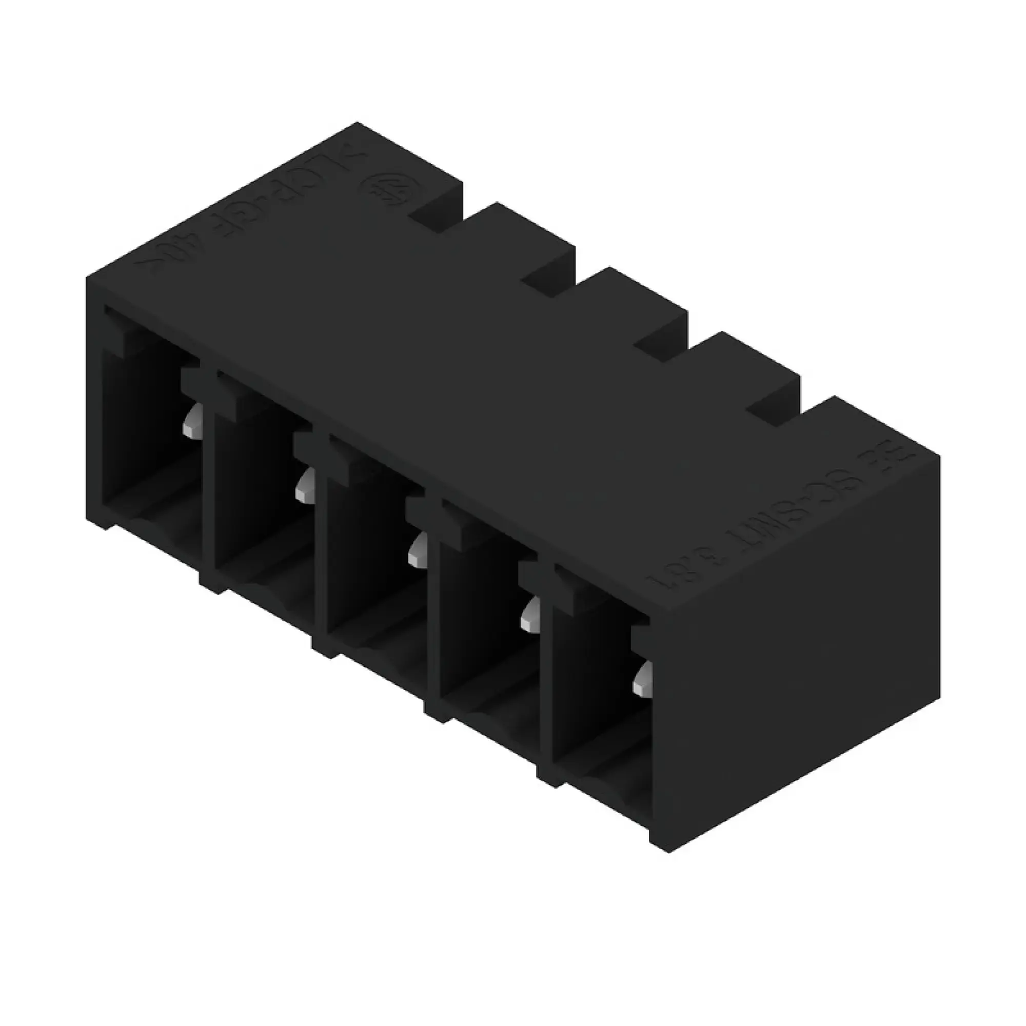 Weidmüller 1862990000 PCB connector (board connection), 160 V, 17.5 A, Pitch in mm: 3.81, Number of poles: 5, THT/THR solder connection, Box (img_001)