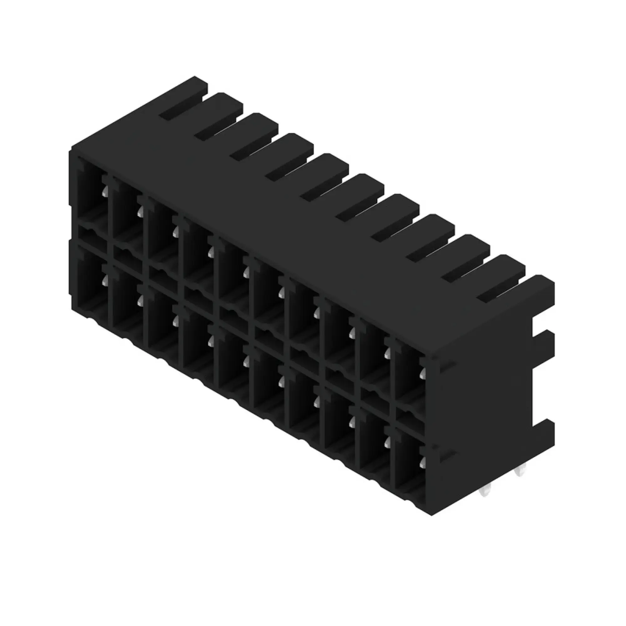 Weidmüller 1039040000 PCB connector (board connection), 160 V, 17.5 A, Pitch in mm: 3.81, Number of poles: 20, THT/THR solder connection, Box (img_001)