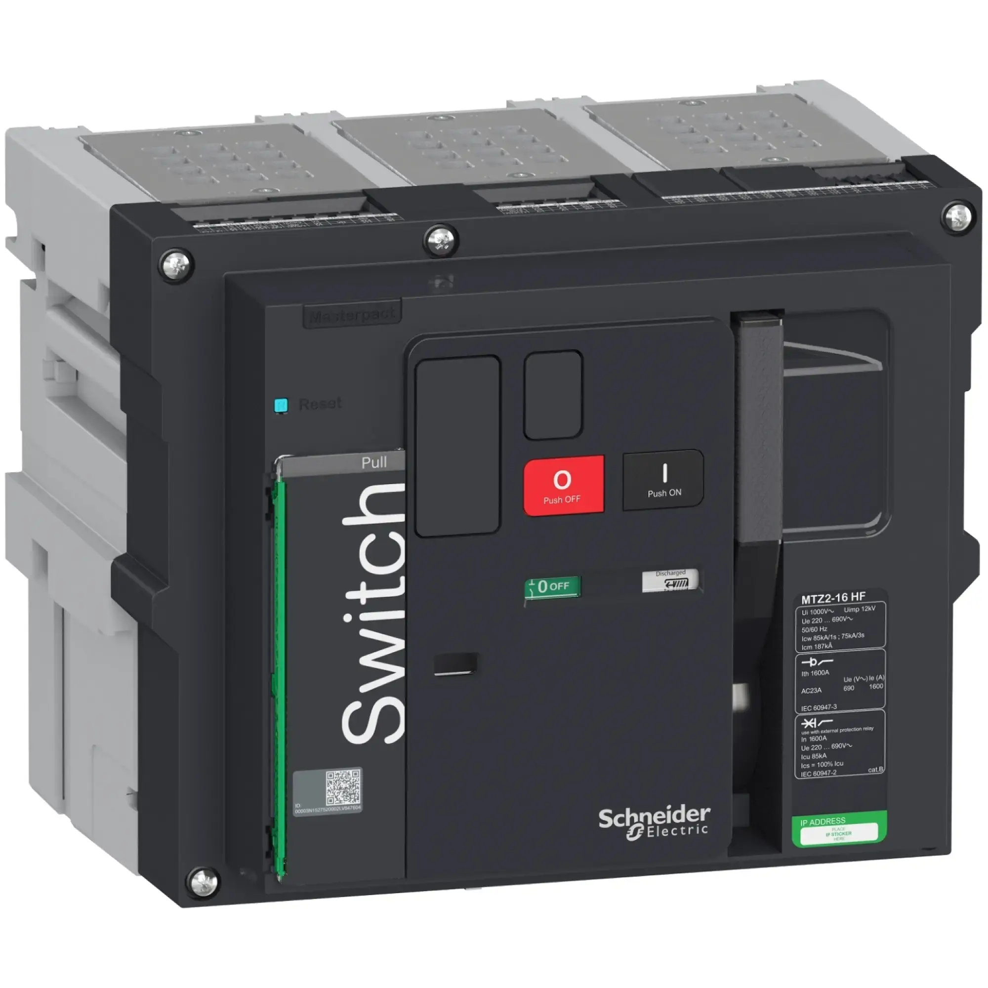 Schneider Electric LV848278 MasterPact MTZ2 1600A HF Icm=187kA/690V 3P Disconnecting Switch Drawer Technique (img_002)
