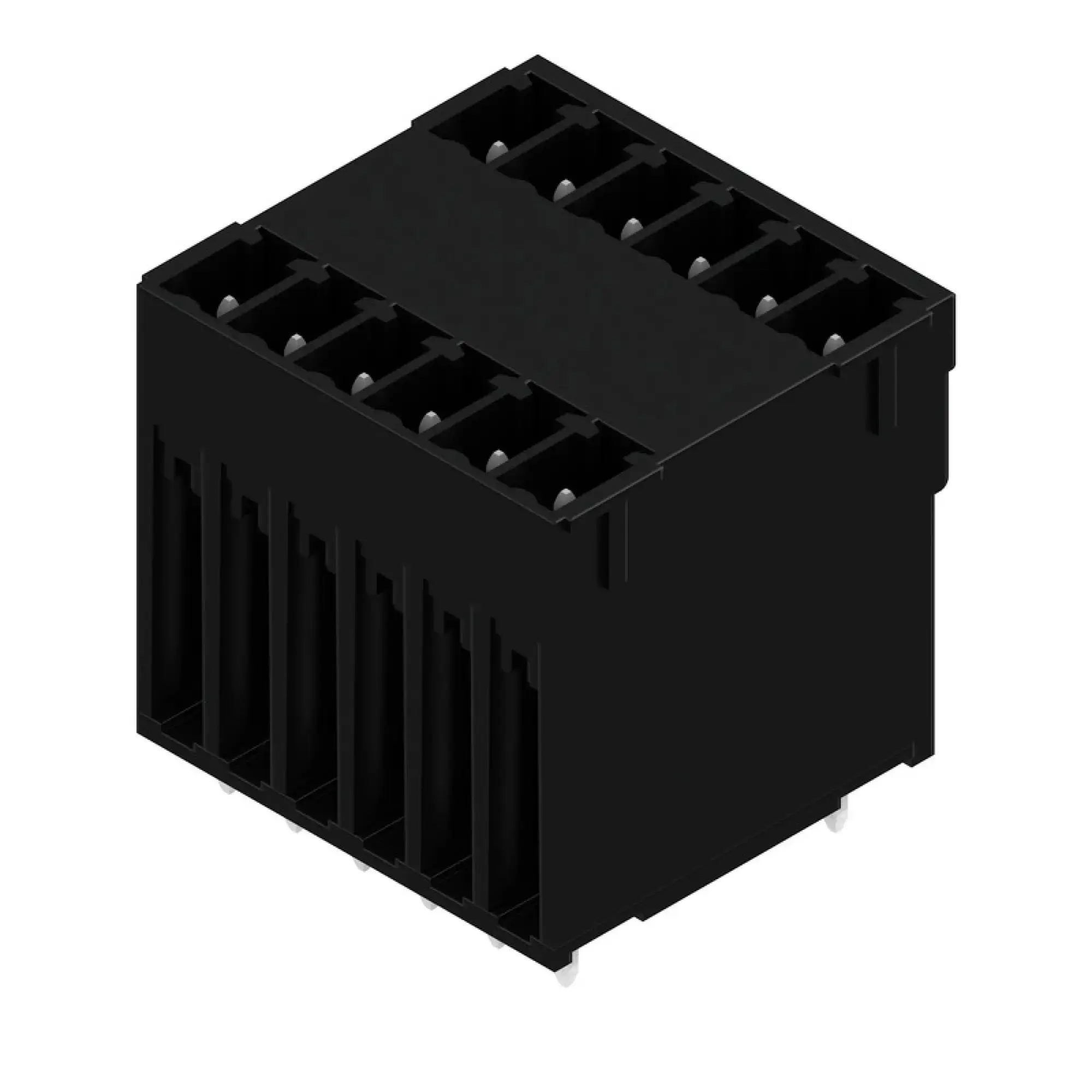Weidmüller 1030310000 PCB connector (board connection), 160 V, 17.5 A, Pitch in mm: 3.81, Number of poles: 12, THT solder connection, Box (img_001)