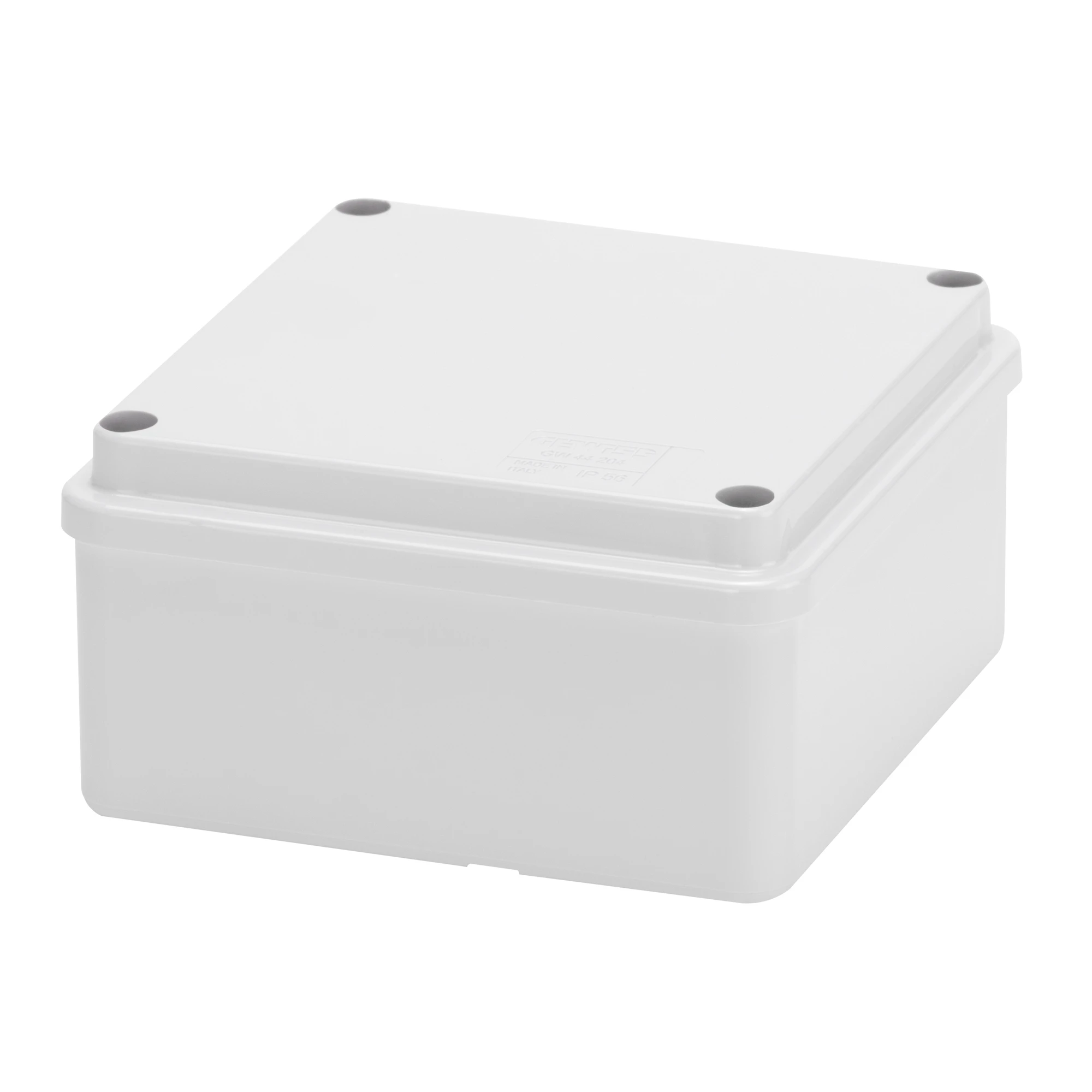 GEWISS GW44204 JUNCTION BOX WITH PLAIN SCREWED LID - IP56 - INTERNAL DIMENSIONS 100X100X50 - SMOOTH WALLS - GREY RAL 7035 (img_001) GEWISS GW44204 JUNCTION BOX WITH PLAIN SCREWED LID - IP56 - INTERNAL DIMENSIONS 100X100X50 - SMOOTH WALLS - GREY RAL 7035 (img_001)