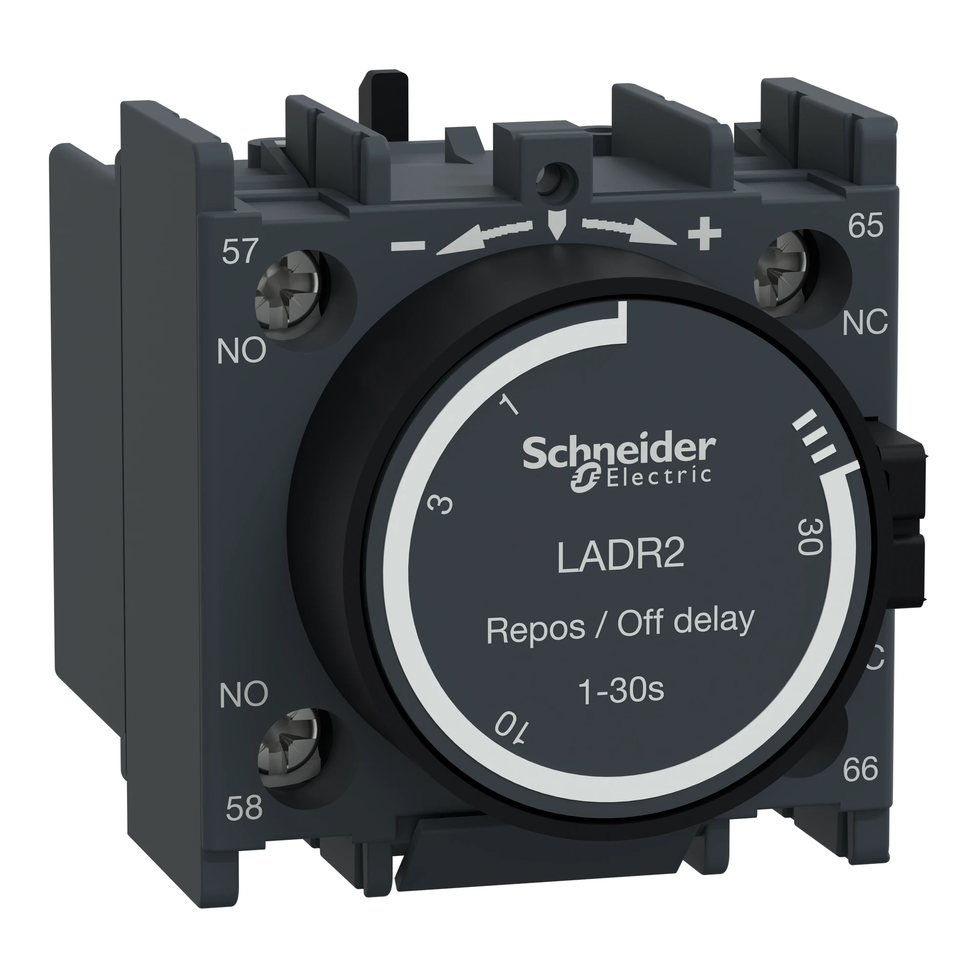 Schneider Electric LADR2 Time block, delay-on-release, 1 - 30s, screw connection (img_001) Schneider Electric LADR2 Time block, delay-on-release, 1 - 30s, screw connection (img_001)