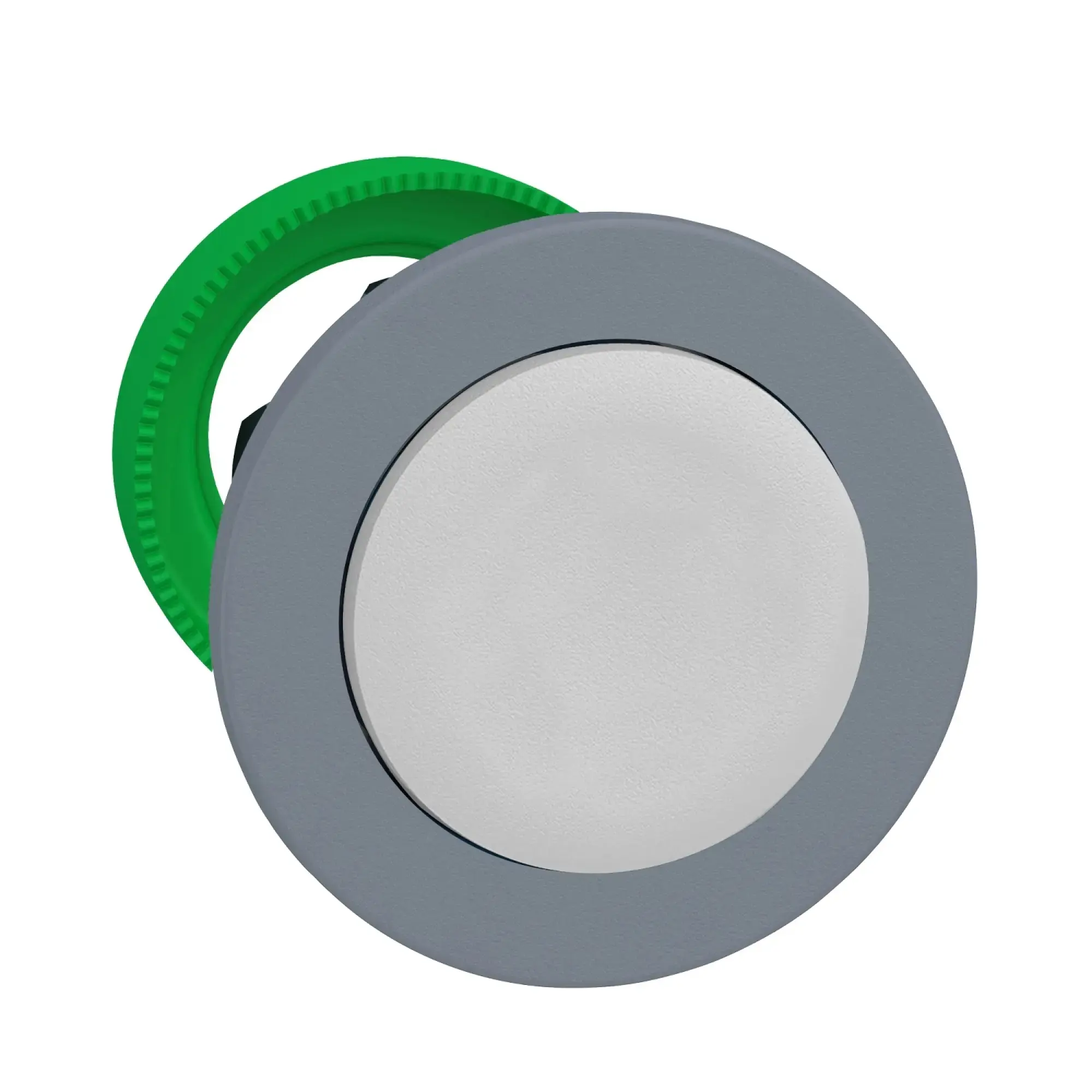 Schneider Electric ZB5FH1C0 Pushbutton, Front Element, Harmony XB5F, Plastic, 30mm, Light Gray, White, Projecting, Unmarked, Latching (img_002) Schneider Electric ZB5FH1C0 Pushbutton, Front Element, Harmony XB5F, Plastic, 30mm, Light Gray, White, Projecting, Unmarked, Latching (img_002)