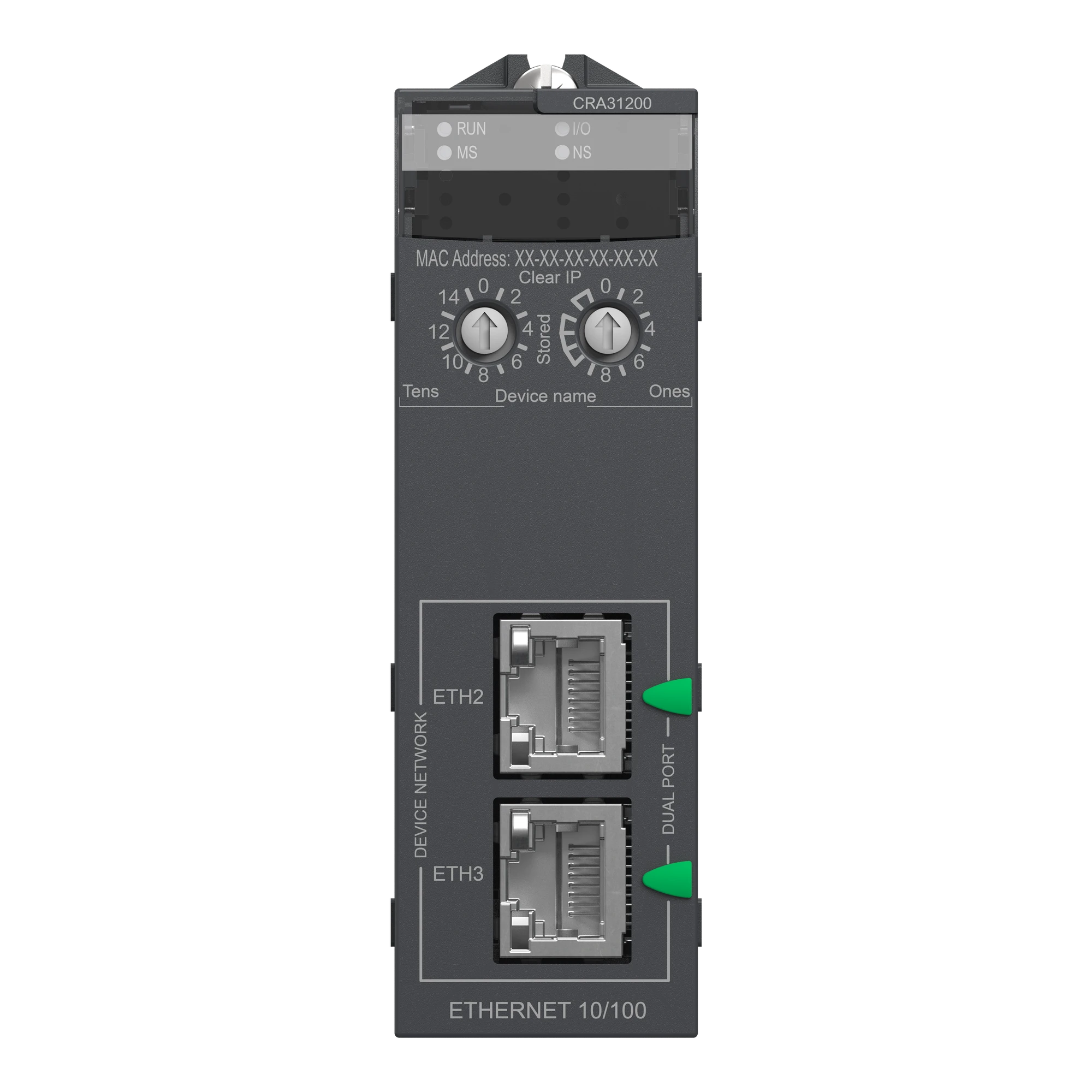 Schneider Electric BMXCRA31200 Modicon X80 RIO head adapter for X-bus module carrier as a dedicated EthNet/IP rack, standard features (img_003) Schneider Electric BMXCRA31200 Modicon X80 RIO head adapter for X-bus module carrier as a dedicated EthNet/IP rack, standard features (img_003)