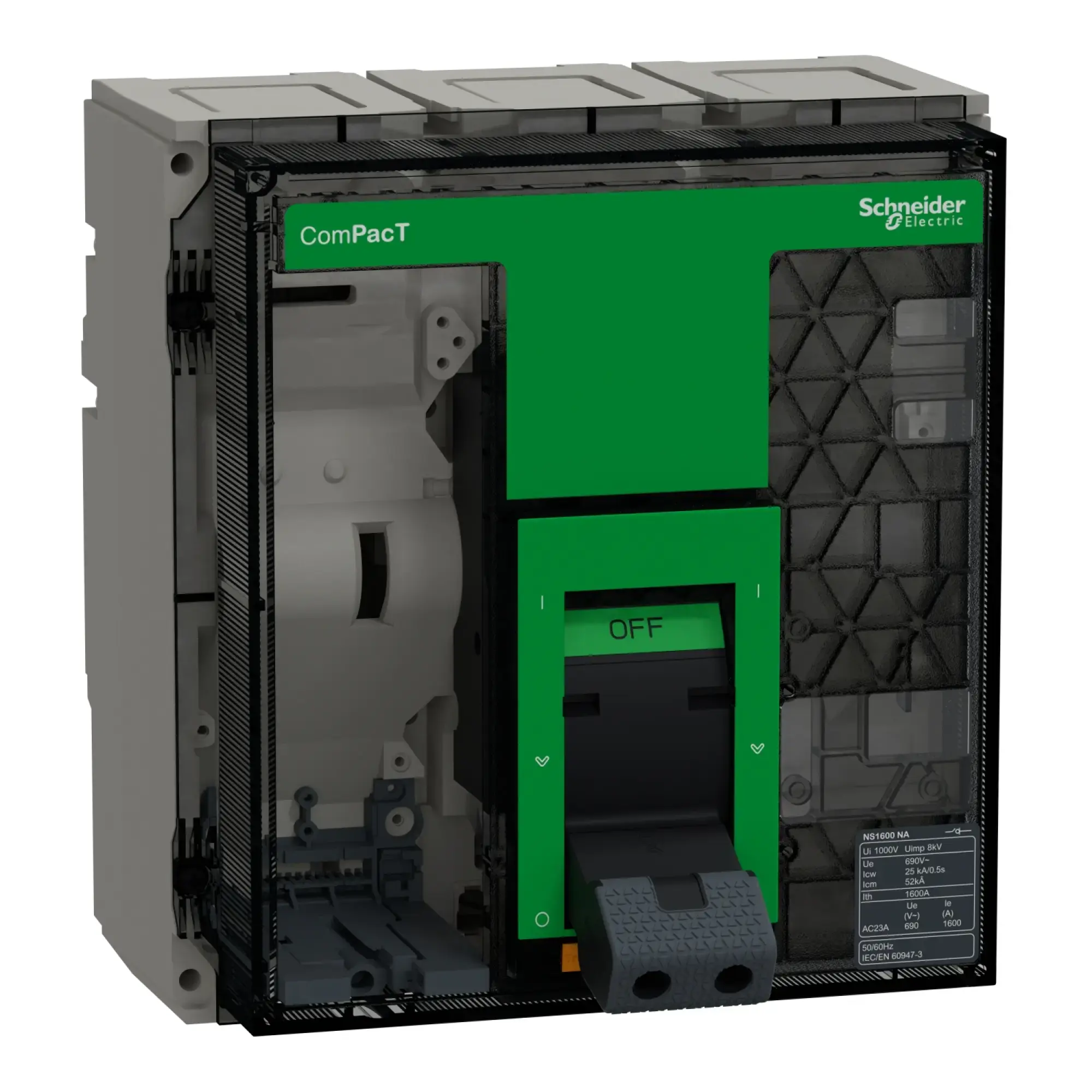 Schneider Electric C160S3FM Disconnect Switch ComPacT NS1600 NA, 3P, 1,600 A / 690 V AC, Toggle (img_002)