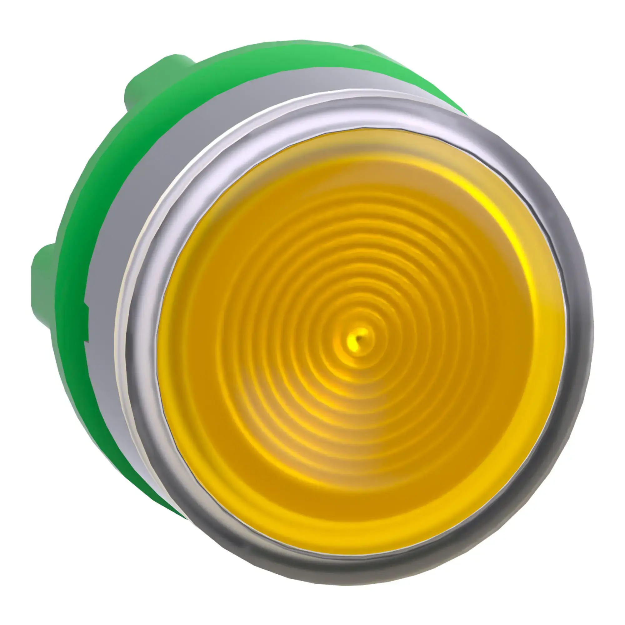 Schneider Electric ZB5AW383SC0 Illuminated push button, front element, Harmony XB5, plastic, 22mm, light gray, yellow, for universal LED, grooved dome (img_008) Schneider Electric ZB5AW383SC0 Illuminated push button, front element, Harmony XB5, plastic, 22mm, light gray, yellow, for universal LED, grooved dome (img_008)