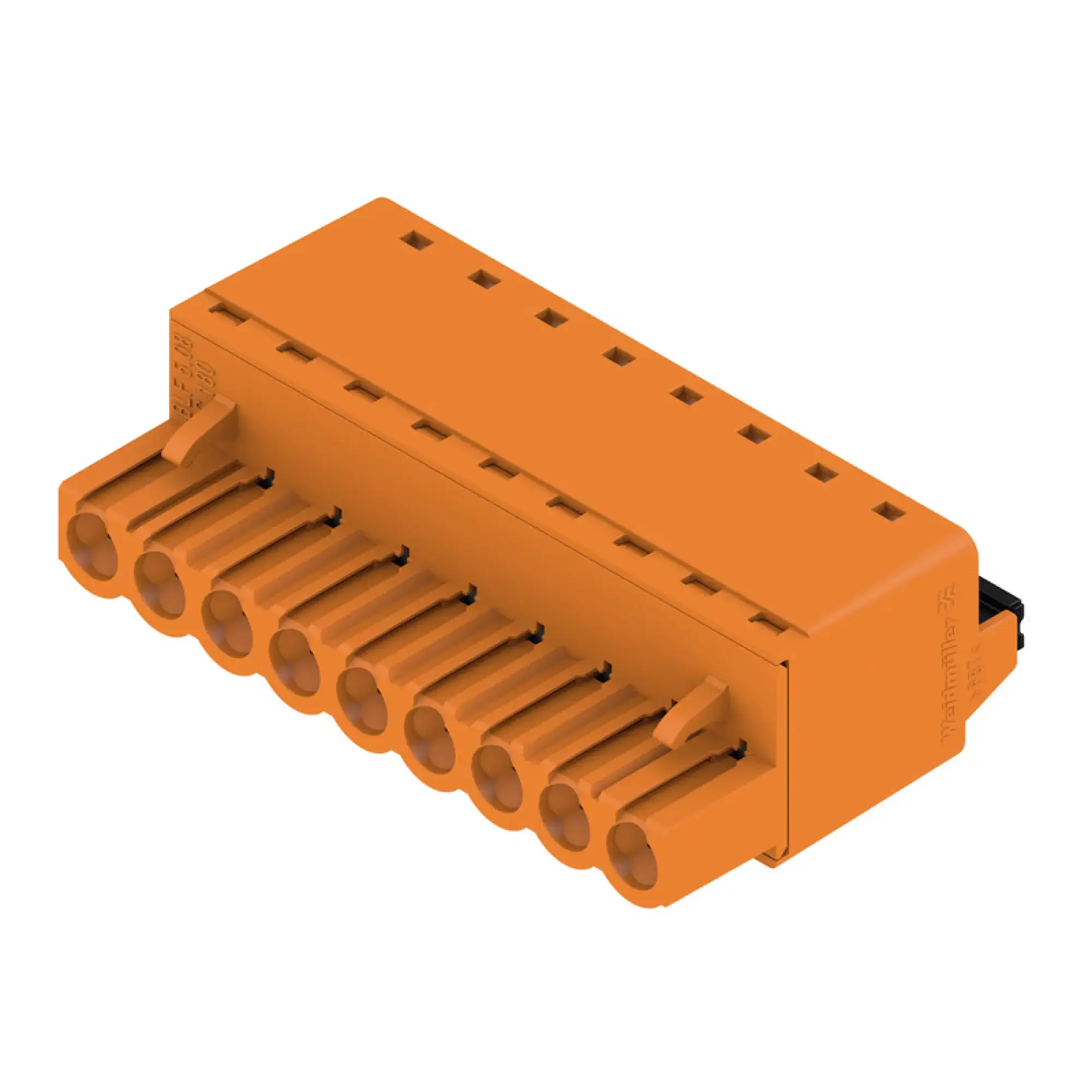 Weidmüller 1013760000 PCB connector (wire connection), 320 V, 24 A, Pitch in mm: 5.08, 3.31 mm², Number of poles: 9, PUSH IN with actuator, Box (img_001)