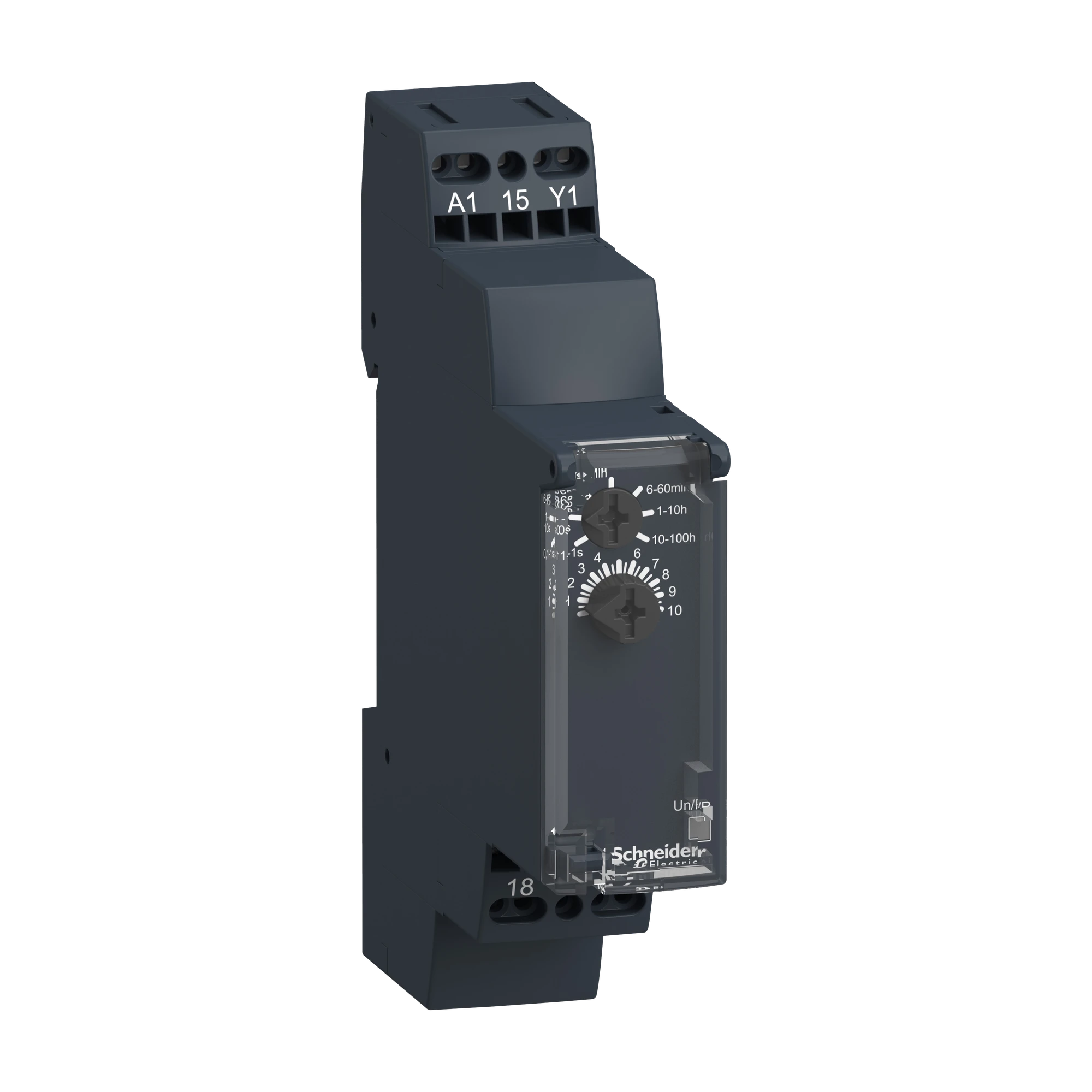Schneider Electric RE17RAMUS Time Delay Relay, 0.1 s-100 h, Relay 1W, 24 VDC/24-240VAC, Spring-cage (img_001) Schneider Electric RE17RAMUS Time Delay Relay, 0.1 s-100 h, Relay 1W, 24 VDC/24-240VAC, Spring-cage (img_001)