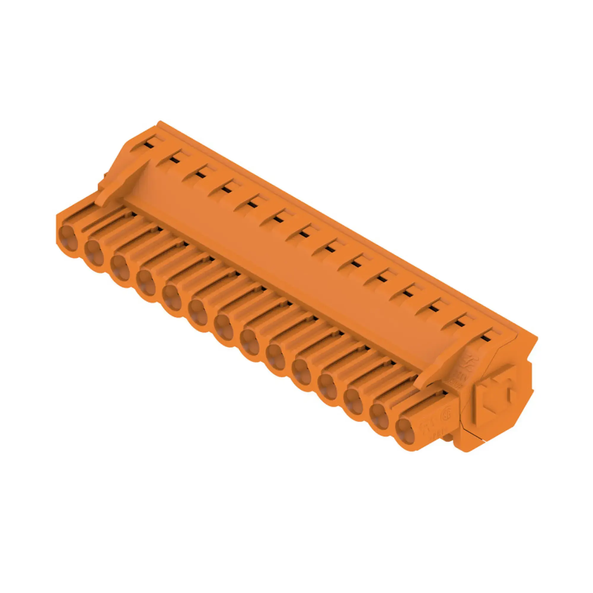 Weidmüller 1945870000 PCB connector (wire connection), 320 V, 17.5 A, Pitch in mm: 5.08, 4 mm², Number of poles: 14, Clamping yoke connection, Box (img_001) Weidmüller 1945870000 PCB connector (wire connection), 320 V, 17.5 A, Pitch in mm: 5.08, 4 mm², Number of poles: 14, Clamping yoke connection, Box (img_001)