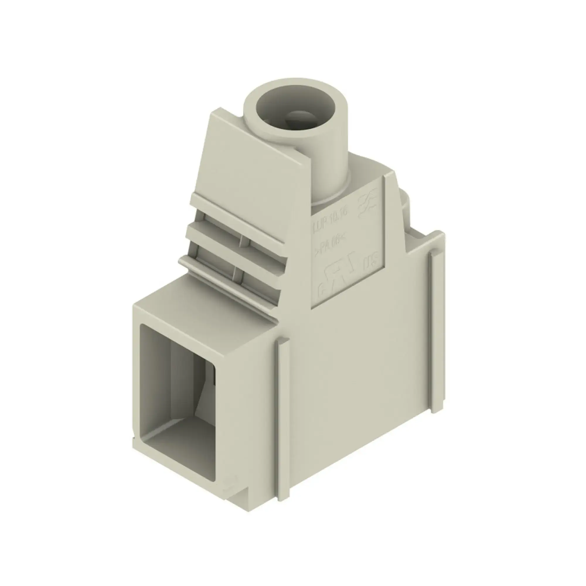 Weidmüller 1839260000 PCB terminal, 1000 V, 76 A, Pitch in mm: 10.16, 16 mm², Number of poles: 1, Clamping yoke connection, THT solder connection, 90°, Box (img_001) Weidmüller 1839260000 PCB terminal, 1000 V, 76 A, Pitch in mm: 10.16, 16 mm², Number of poles: 1, Clamping yoke connection, THT solder connection, 90°, Box (img_001)