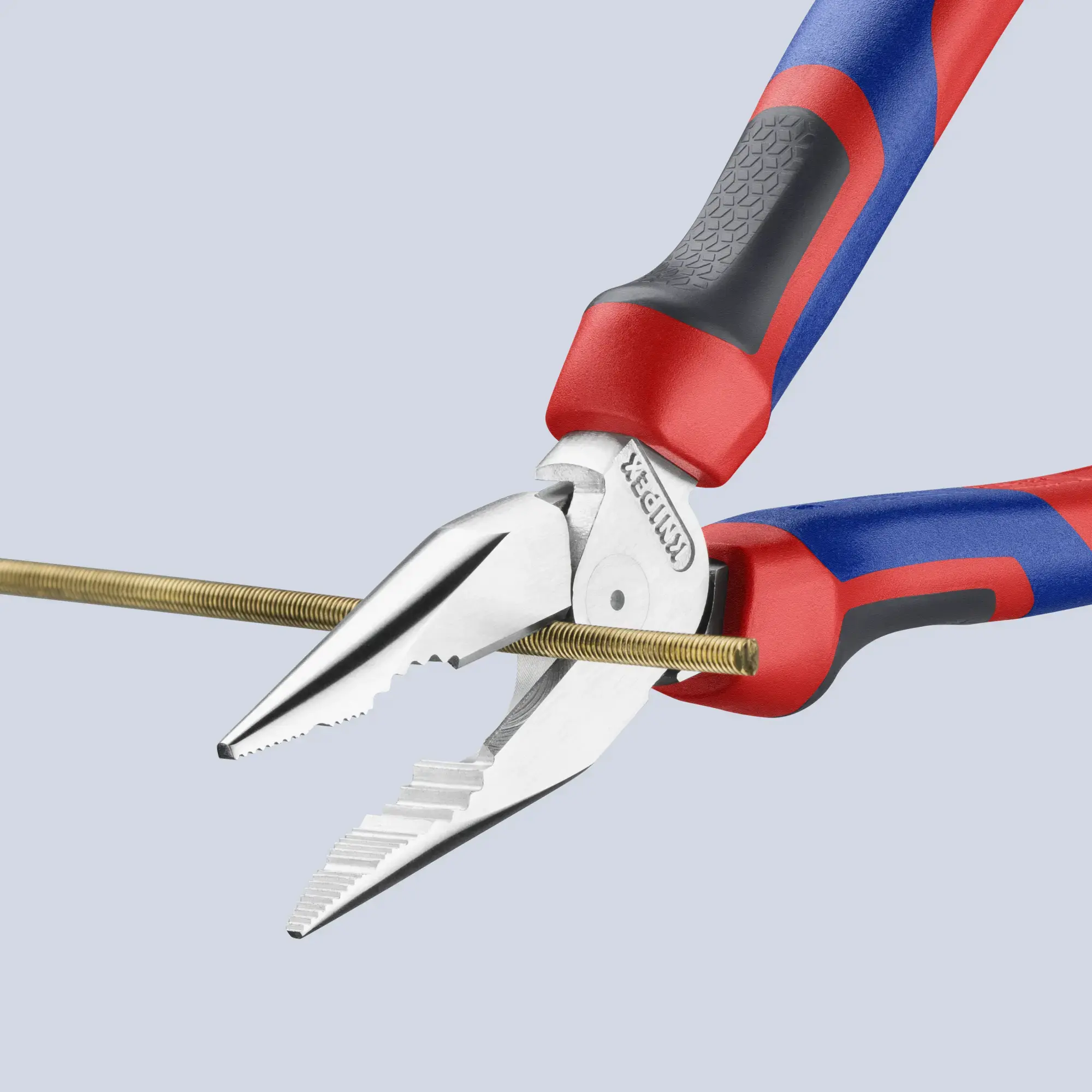 Knipex 08 25 185 Pinza universale con testa a punta con manici comfort cromata 185 mm (img_005)