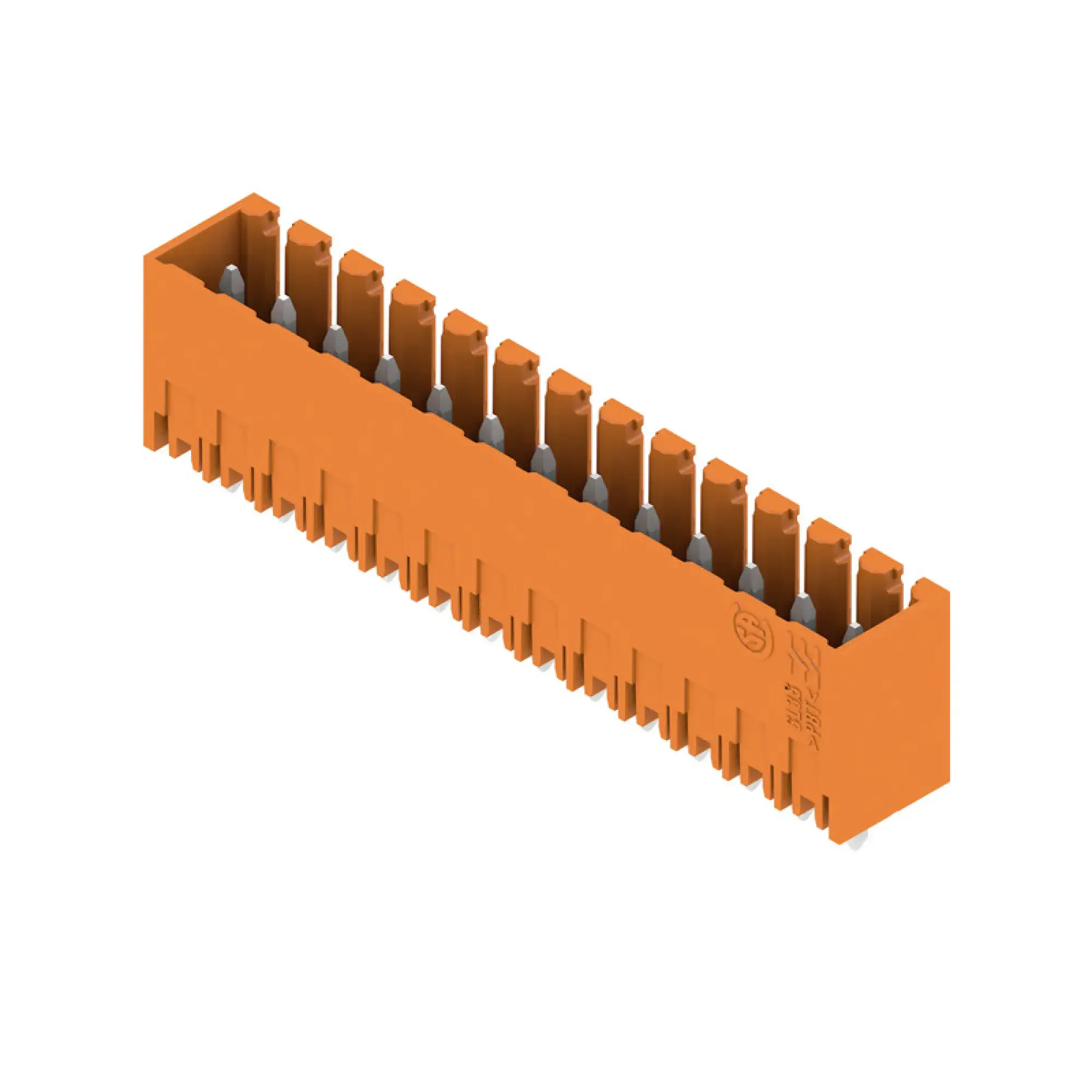 Weidmüller 1604580000 PCB connector (board connection), 160 V, 17 A, Pitch in mm: 3.50, Number of poles: 13, THT solder connection, Box (img_001)