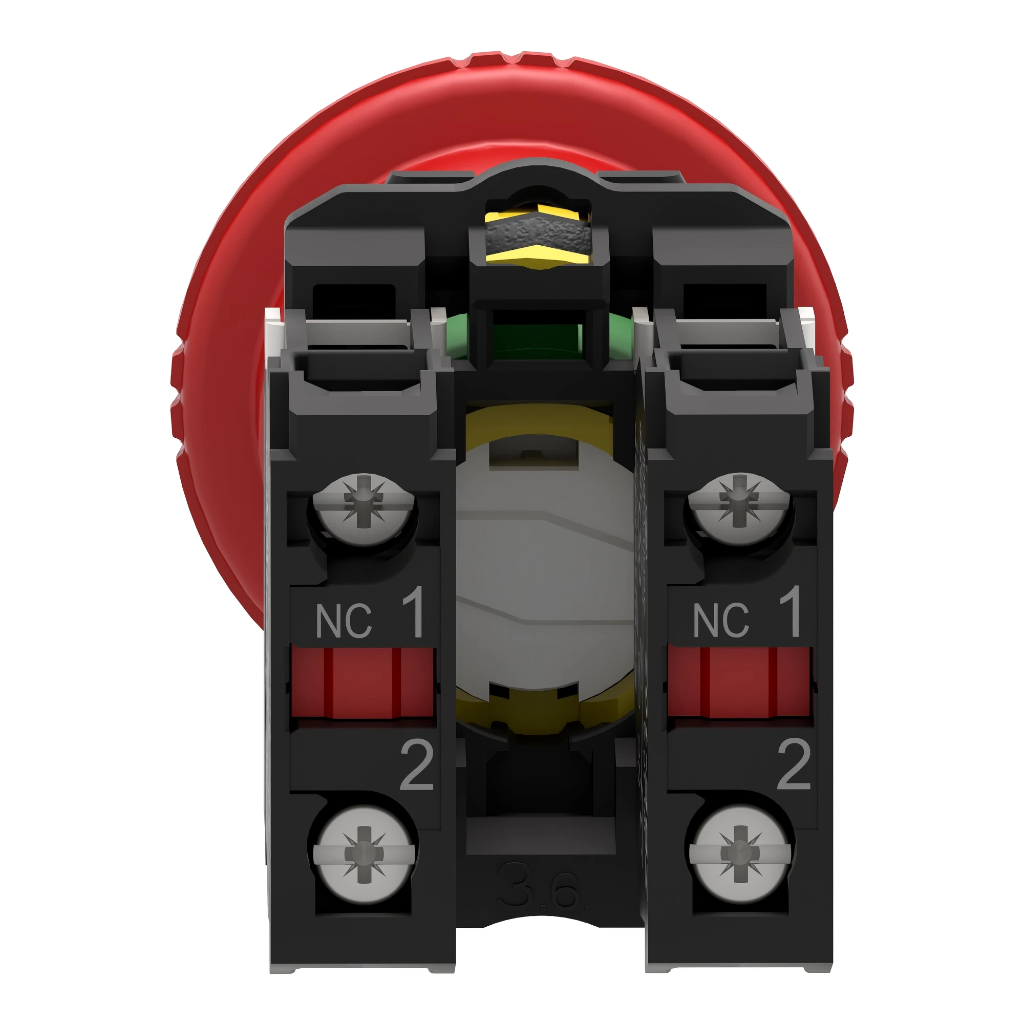 Schneider Electric XB5AS8444 Emergency Stop/Emergency-Off Switch, Harmony XB5, Plastic, Twist Release, 22mm, Mushroom 40mm, 2NC (img_003) Schneider Electric XB5AS8444 Emergency Stop/Emergency-Off Switch, Harmony XB5, Plastic, Twist Release, 22mm, Mushroom 40mm, 2NC (img_003)