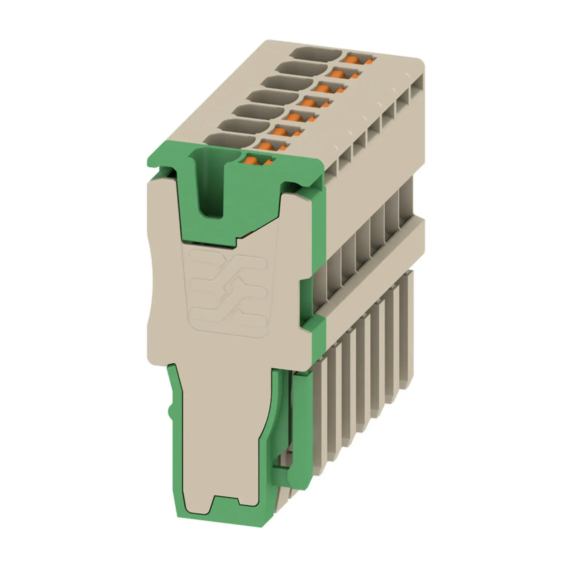 Weidmüller 2719810000 Plug (terminal), PUSH IN, 1.5 mm², 17.5 A, 500 V, Number of connections: 8, Number of poles: 8, Width: 28 mm (img_001)