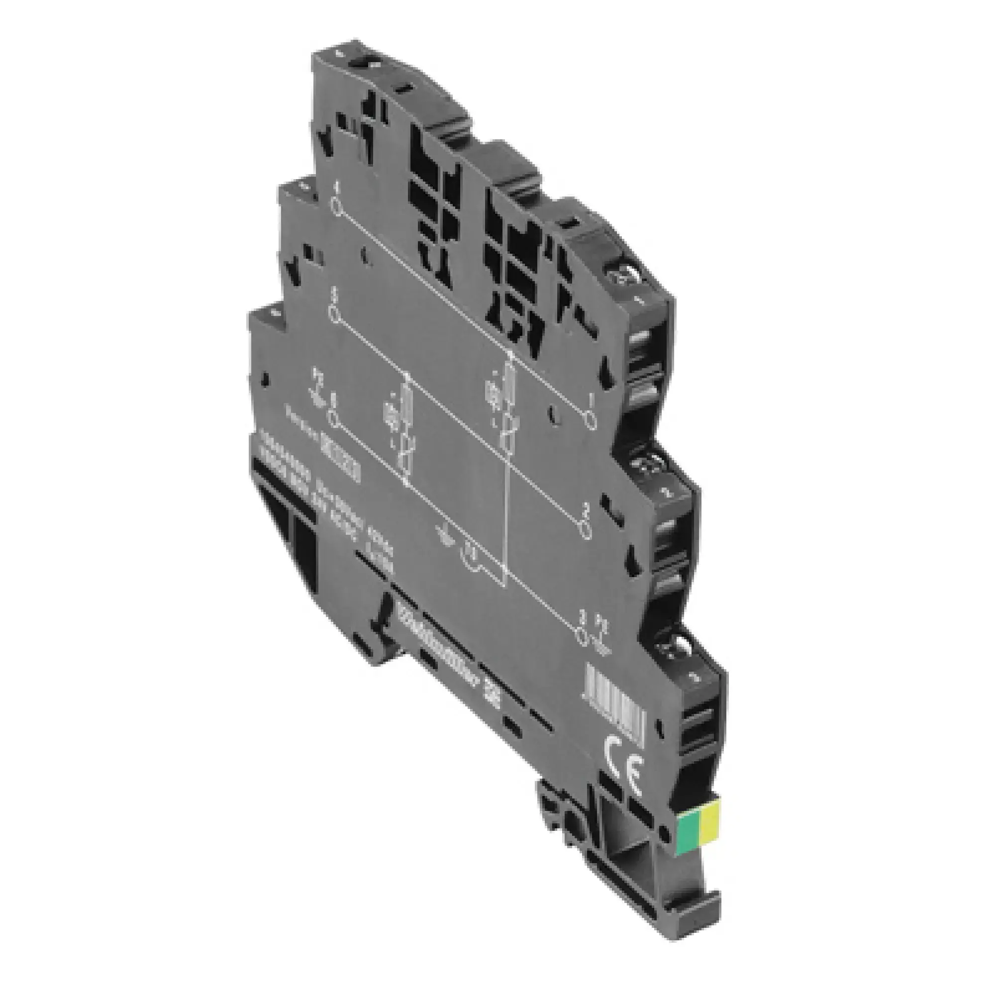 Weidmüller 1064530000 Surge voltage arrester (data networks/MCR-technology), Surge protection for measurement and control, analogue, binary, Number of signals: 1, DC, 12 V, (img_001)