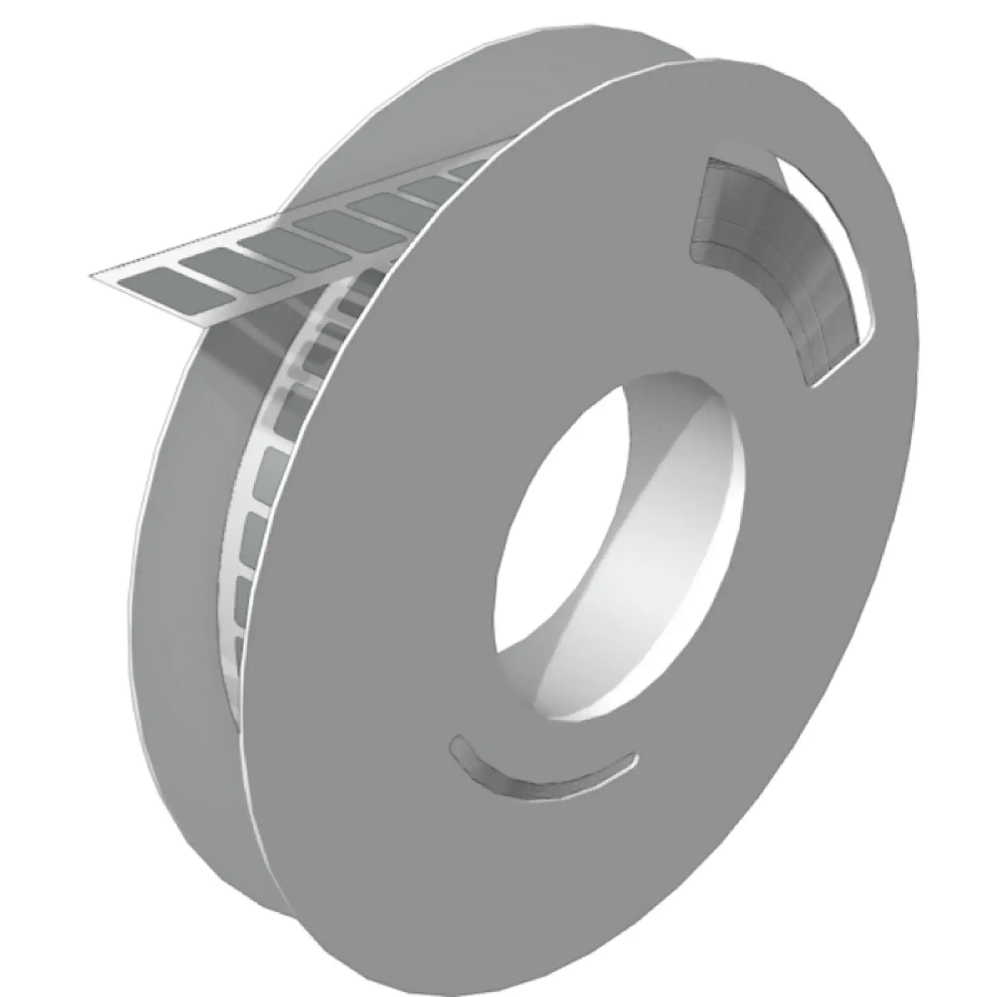 Weidmüller 2885890000 Device marking, Width: 20 mm, Printed characters: without, Polyamide, silver (img_001)