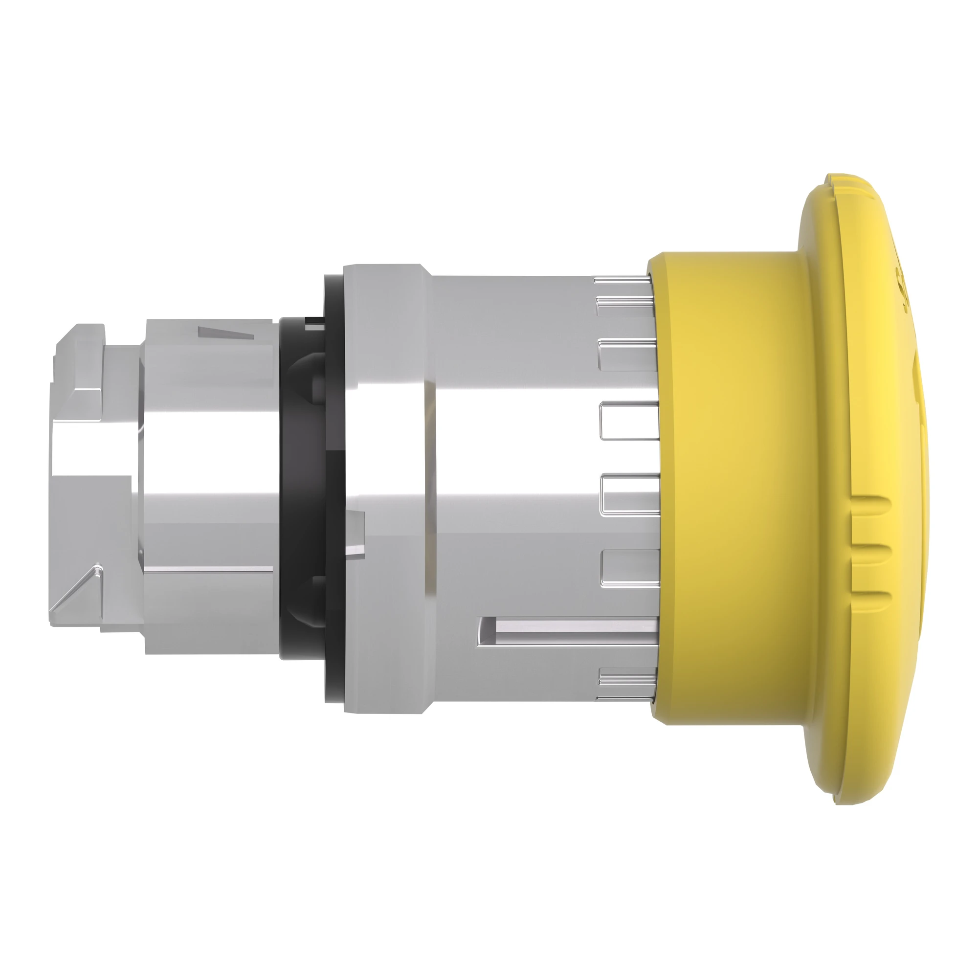 Schneider Electric ZB4BS55 Mushroom Push Button, Front Element, Harmony XB4, Metal, 22mm, Yellow, Mushroom 40mm, Twist Release (img_005) Schneider Electric ZB4BS55 Mushroom Push Button, Front Element, Harmony XB4, Metal, 22mm, Yellow, Mushroom 40mm, Twist Release (img_005)