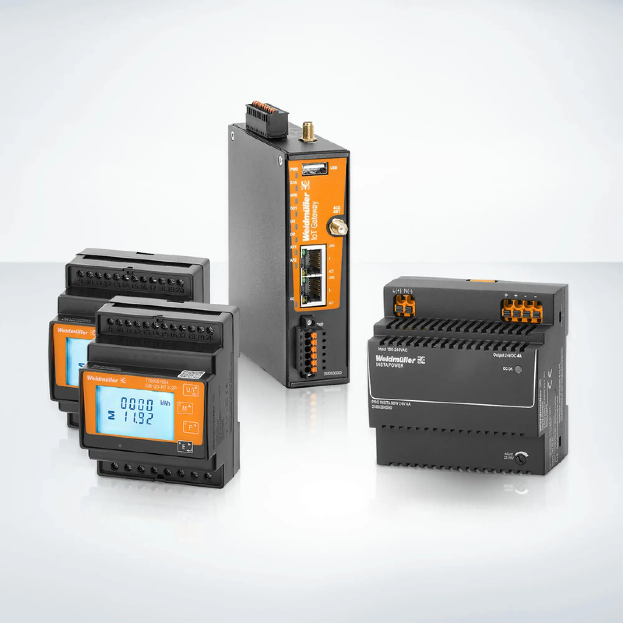 Weidmüller 2923140000 Load management E-Mobility, Number of possible charging boxes connectable 5, PV surplus charging possible Yes, 4G / LTE, PUSH IN (img_001) Weidmüller 2923140000 Load management E-Mobility, Number of possible charging boxes connectable 5, PV surplus charging possible Yes, 4G / LTE, PUSH IN (img_001)