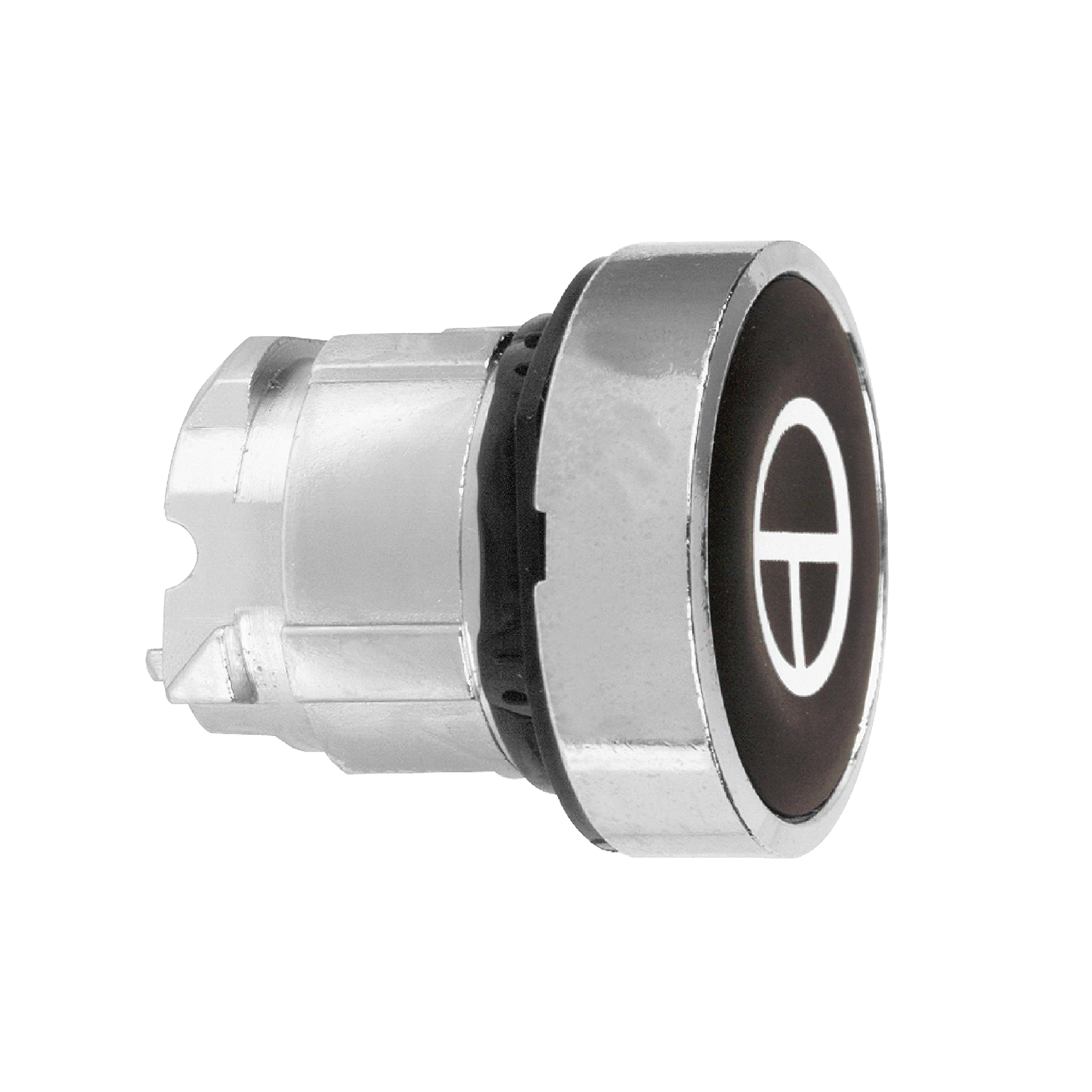 Schneider Electric ZB4BA245 Push button, Front element, Harmony XB4, Metal, 22mm, Black, labeled T, momentary (img_001) Schneider Electric ZB4BA245 Push button, Front element, Harmony XB4, Metal, 22mm, Black, labeled T, momentary (img_001)